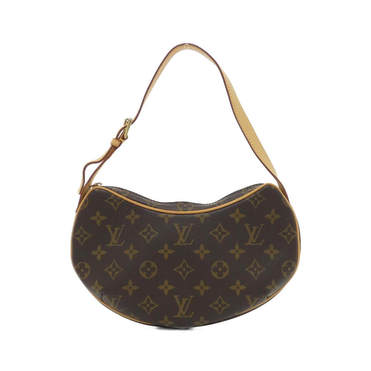 Louis Vuitton Marron Coated Canvas Pochette Shoulder Bag (Pre-Owned)