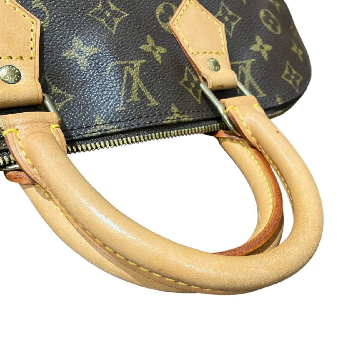 Louis Vuitton Brown Coated Canvas Handbag (Pre-Owned)