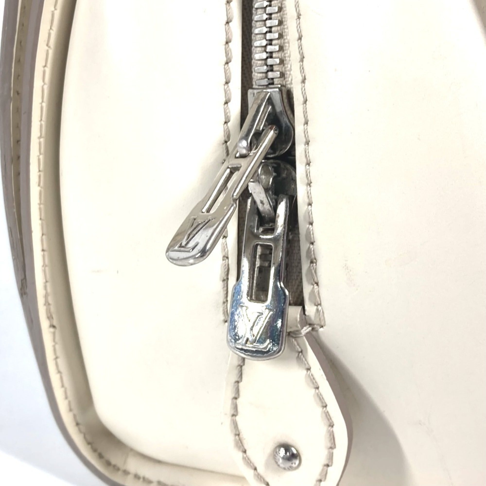 Louis Vuitton Lv Off White White Epi Leather Boston Bag Handbag (Pre-Owned)