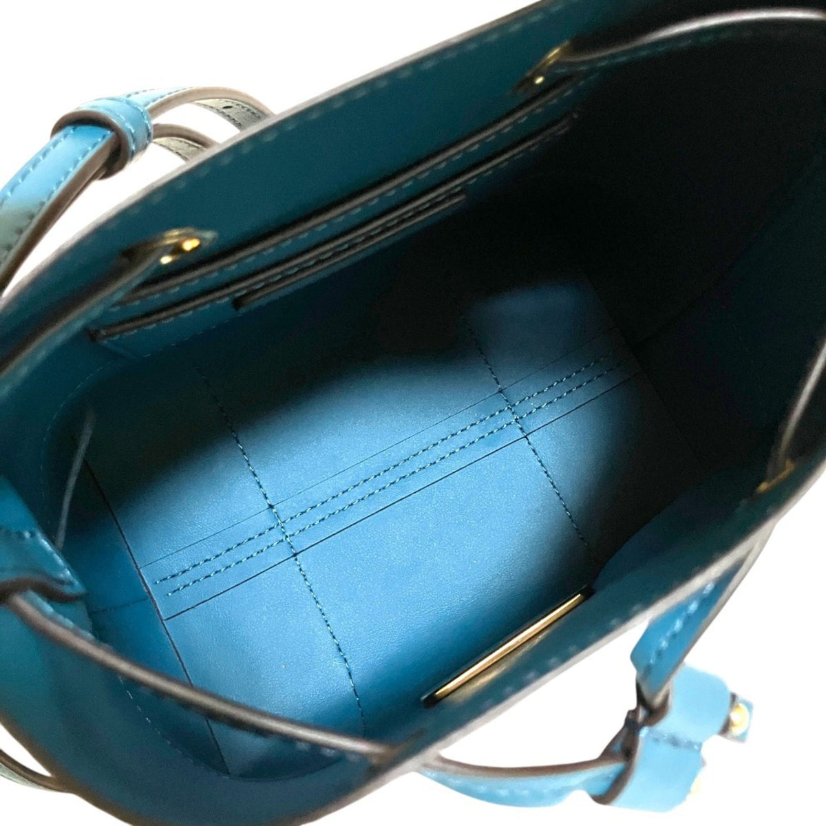 Michael Kors Blue Brown Shoulder Bag (Pre-Owned)