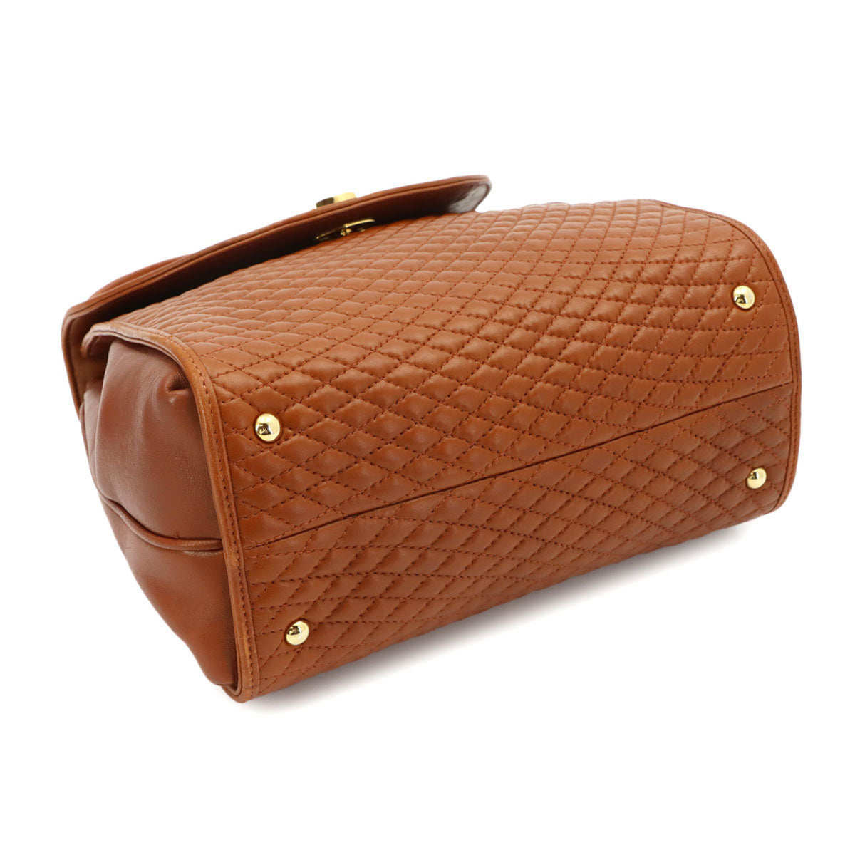 Bally Brown Leather Handbag (Pre-Owned)