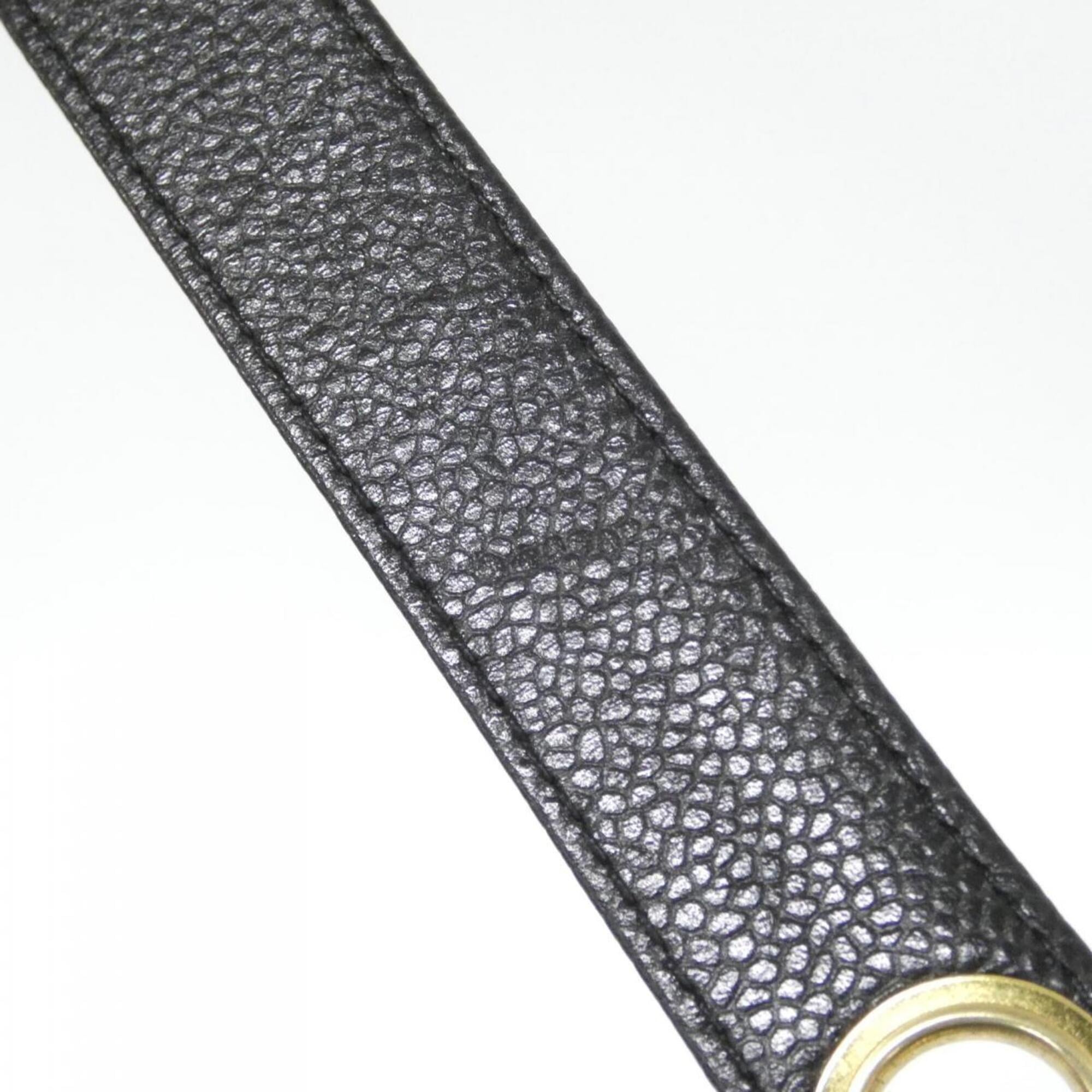 Chanel Black Grained Calfskin Shoulder Bag (Pre-Owned)