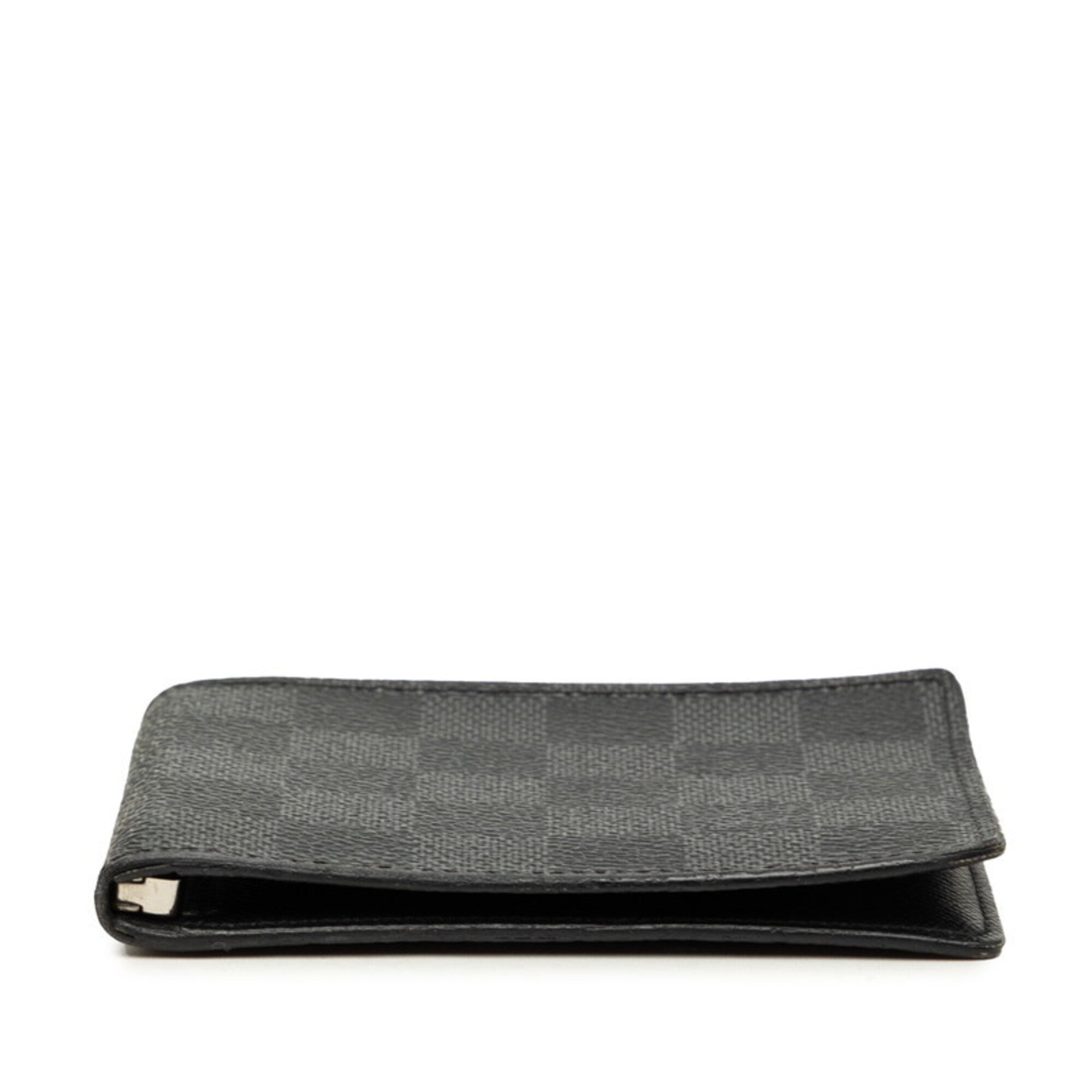 Louis Vuitton Black Damier Graphite Pvc Wallet (Bi-Fold) (Pre-Owned)