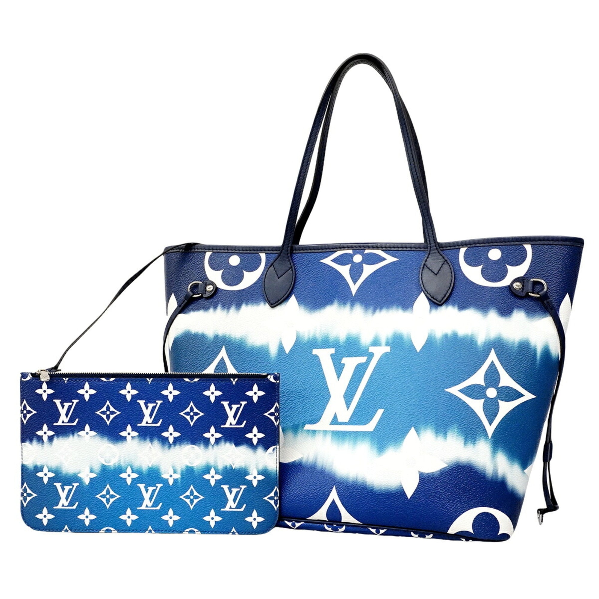 Louis Vuitton Blue Tote Bag (Pre-Owned)