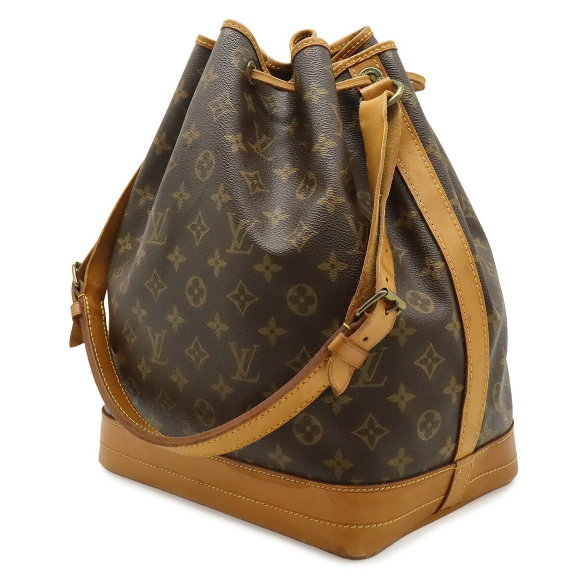 Louis Vuitton Brown Monogram Canvas Shoulder Bag (Pre-Owned)
