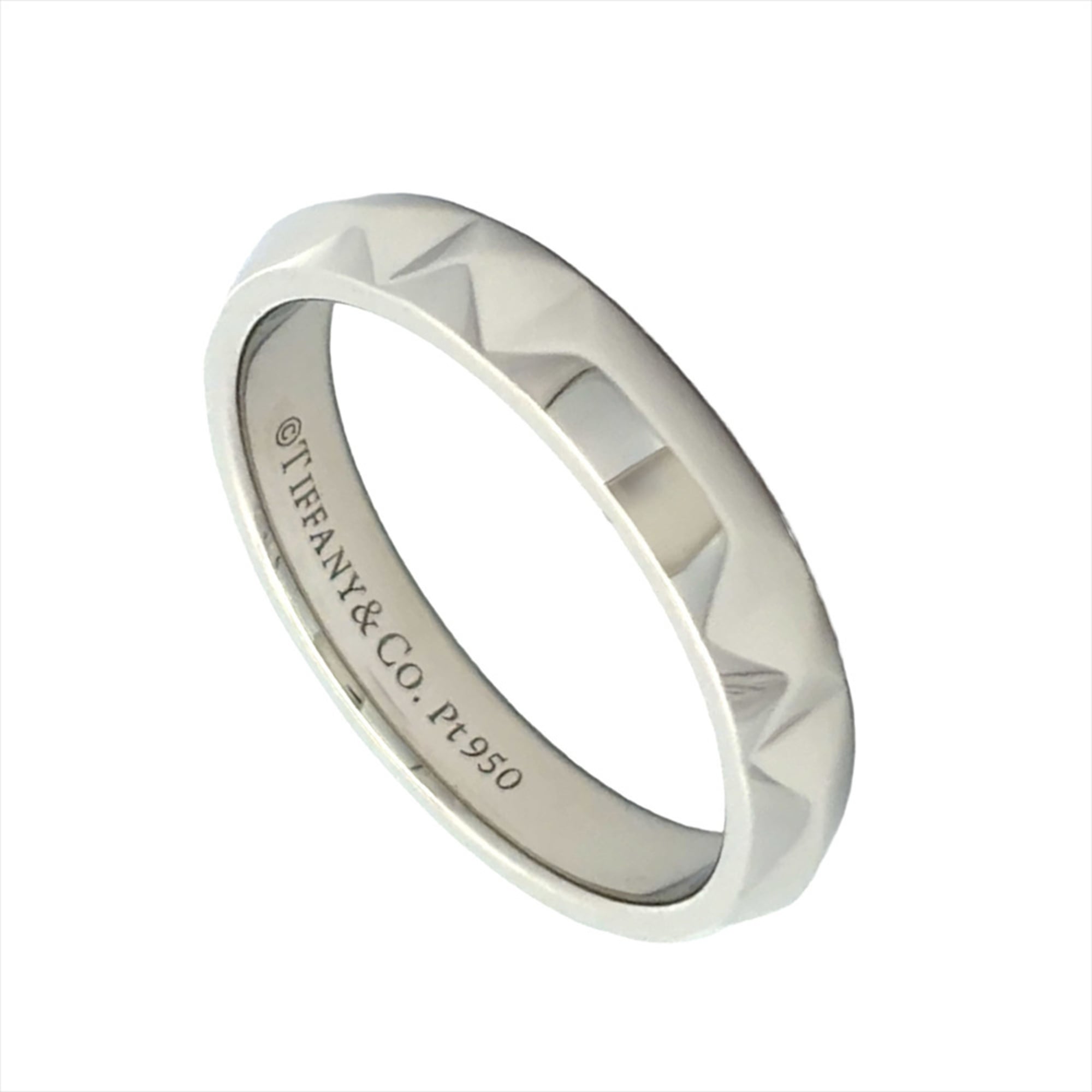 Tiffany Platinum 950 Band Ring (Pre-Owned)