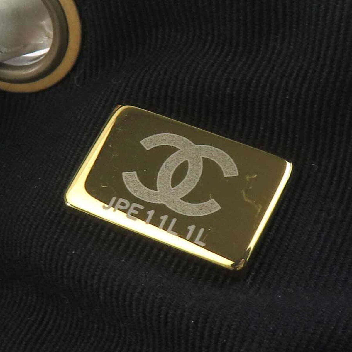Chanel Black White Tweed Backpack (Pre-Owned)