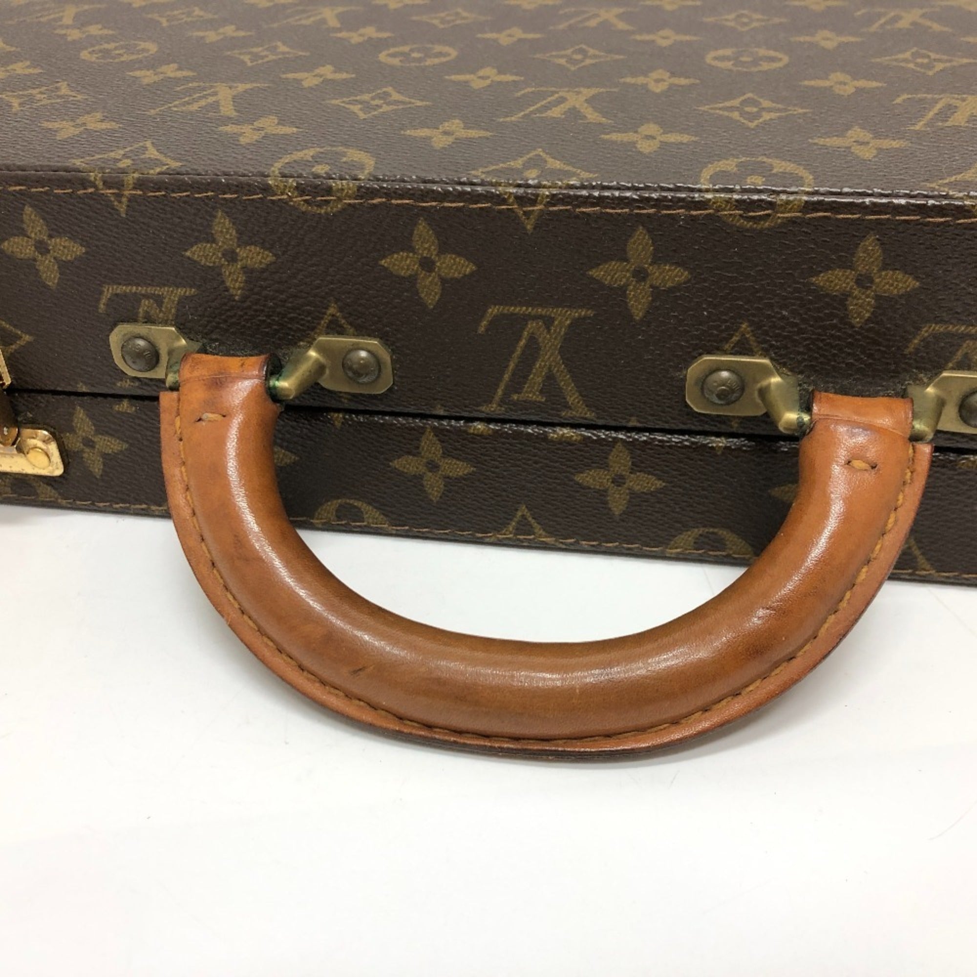 Louis Vuitton Monogram Brown Galle Monogram Monogram Attaché Case Briefcase (Pre-Owned)