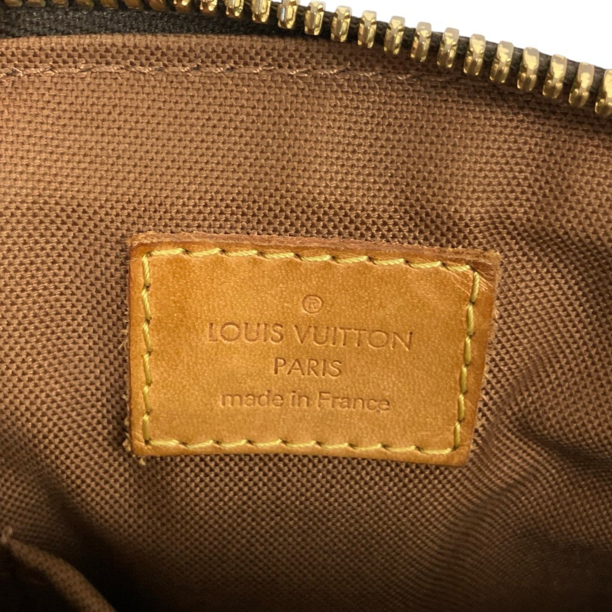 Louis Vuitton Brown Monogram Canvas Handbag (Pre-Owned)