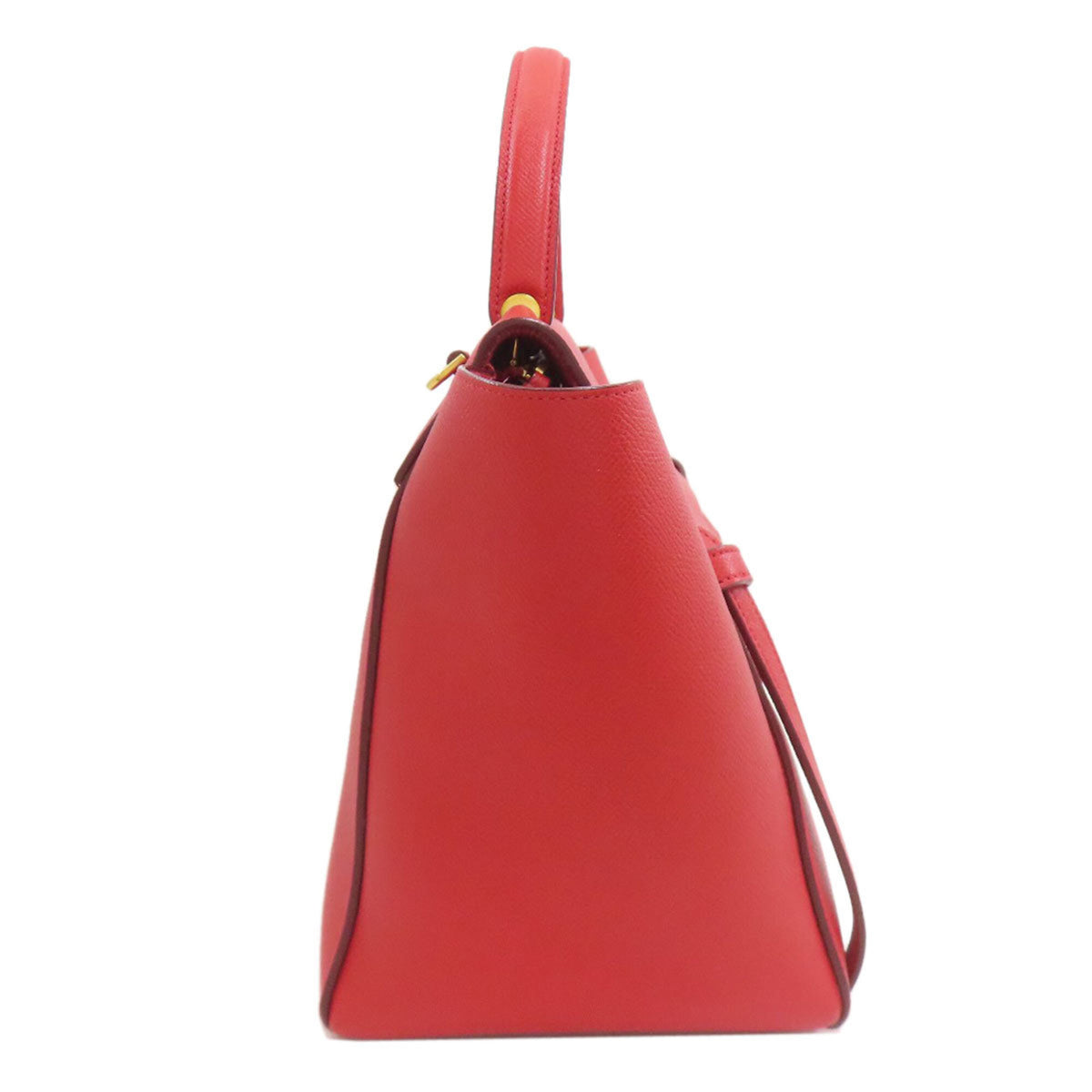 Celine Red Color Leather Handbag (Pre-Owned)