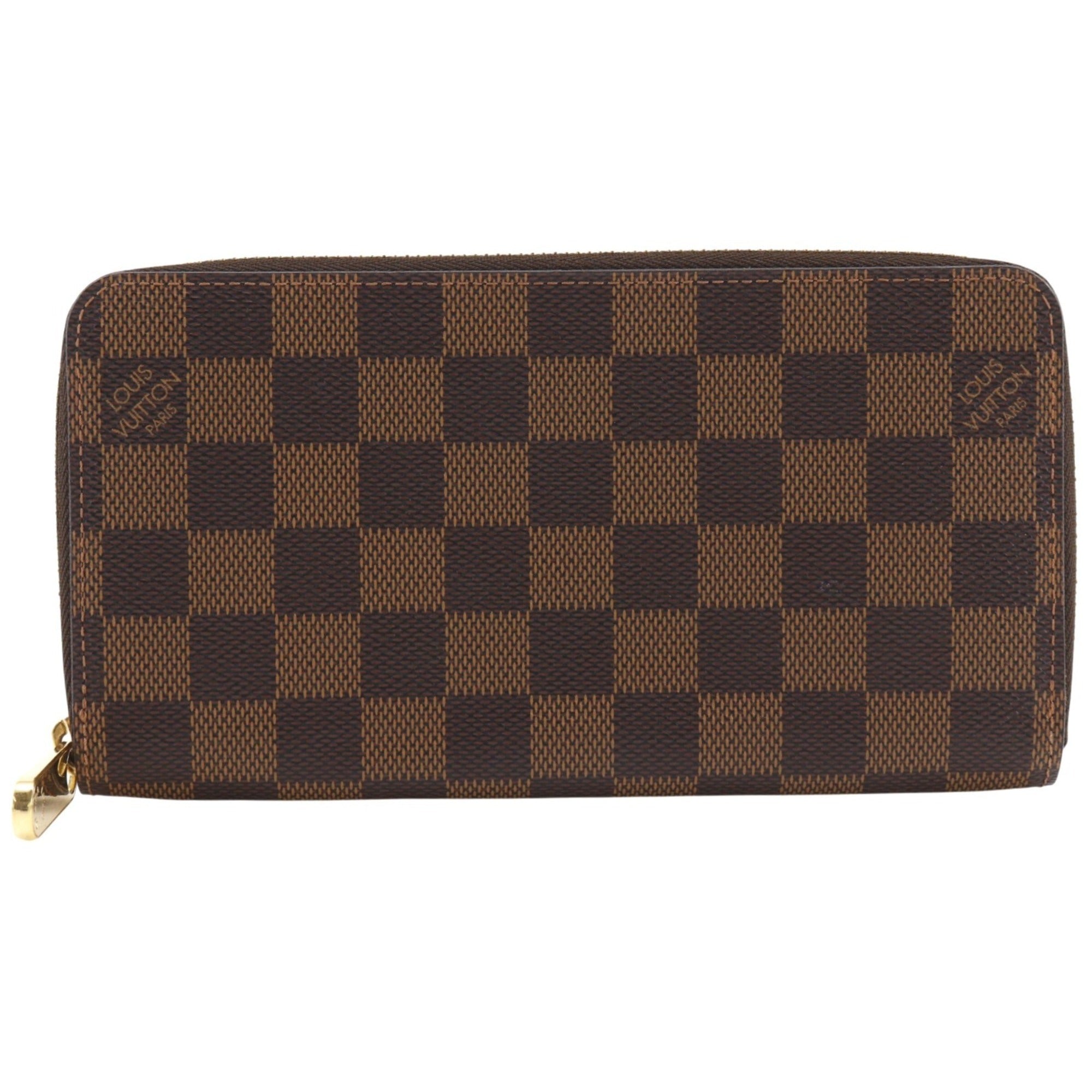 Louis Vuitton Brown Damier Canvas Long Wallet (Bi-Fold) (Pre-Owned)