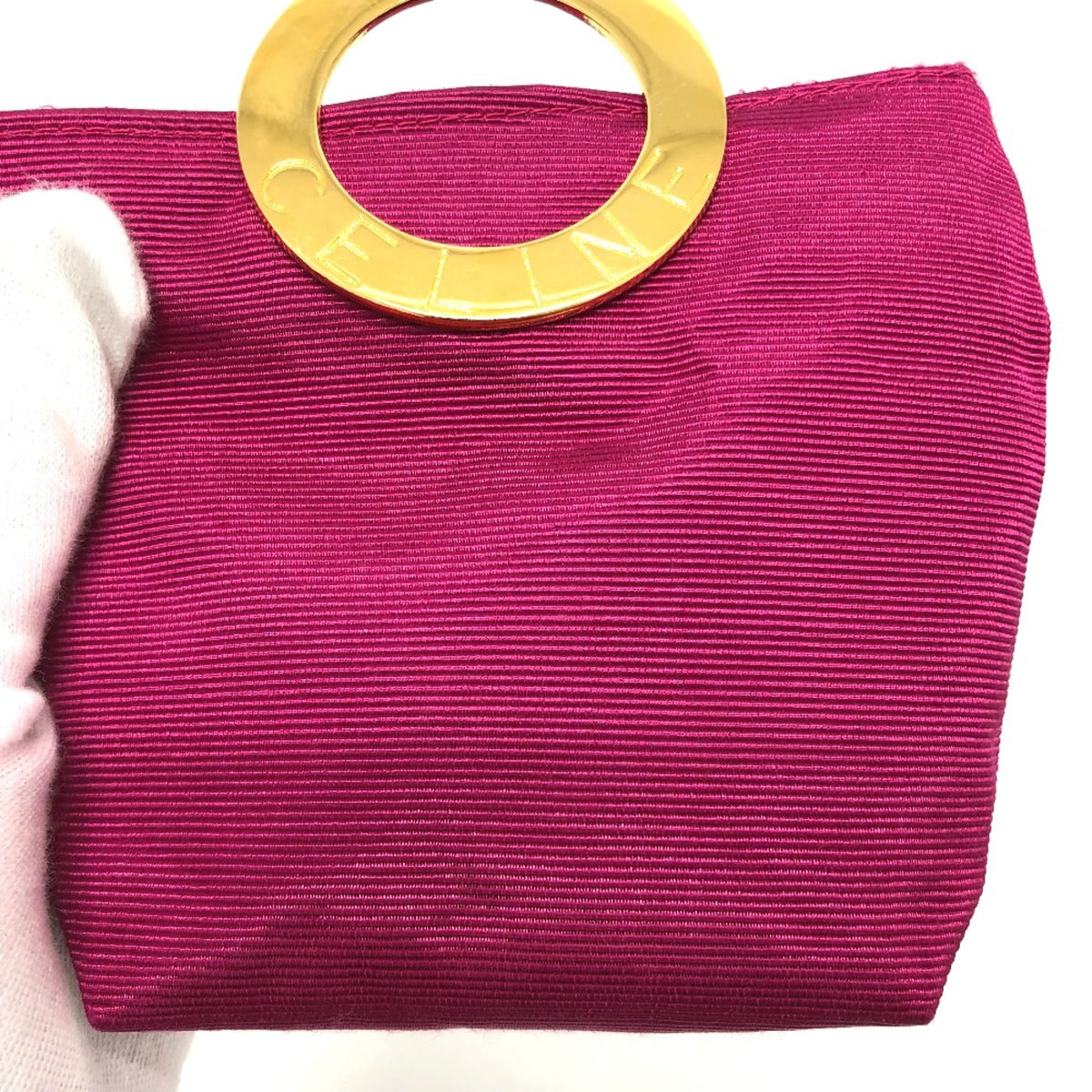 Celine Pink Cloth Pouch (Pre-Owned)