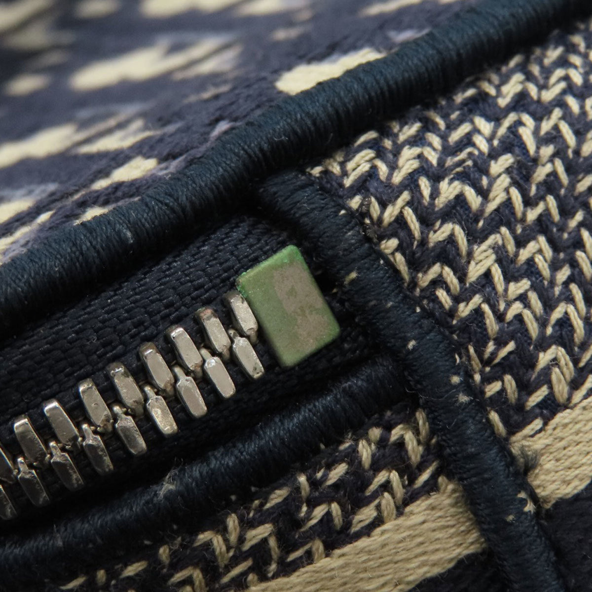 Christian Dior Navy Canvas Handbag (Pre-Owned)