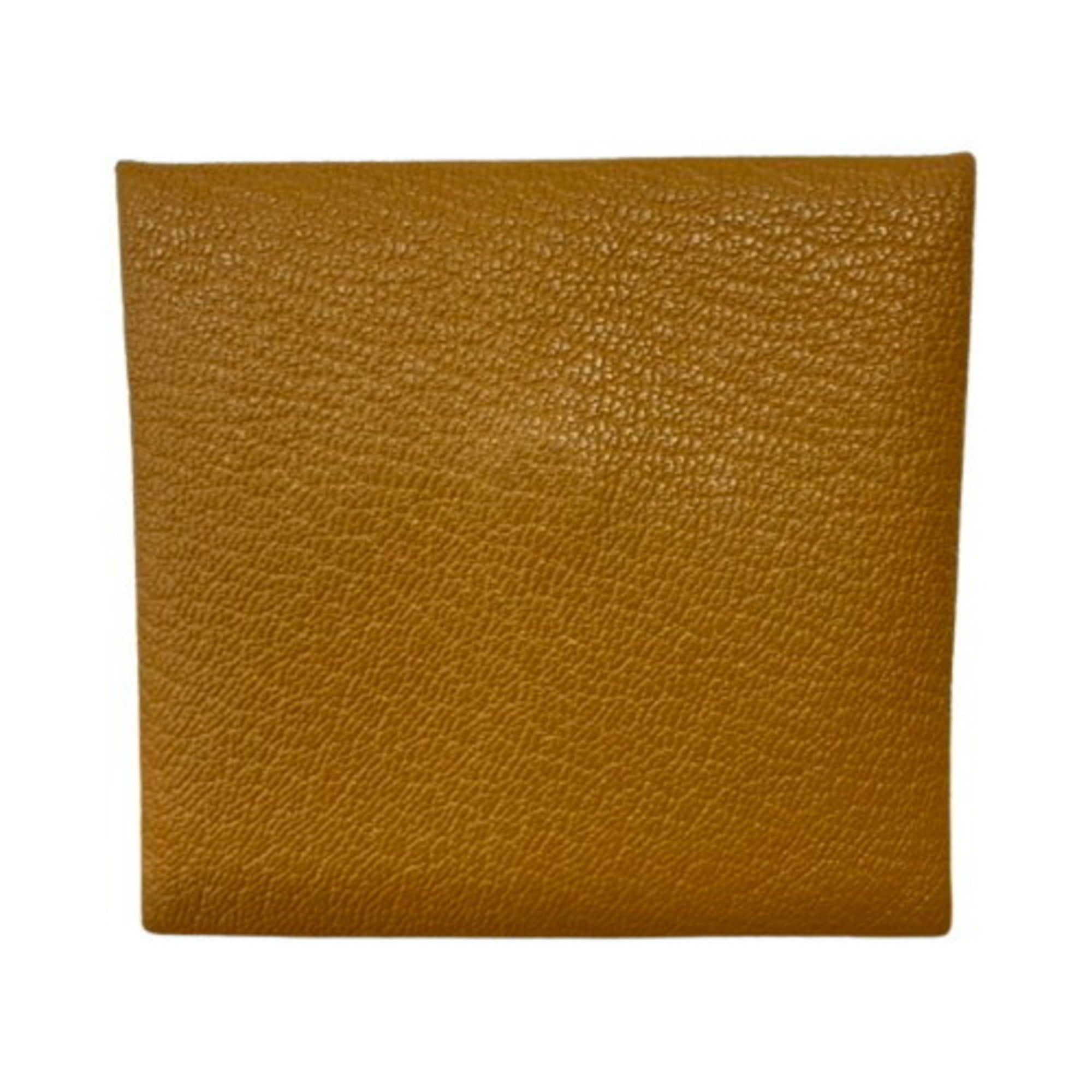 Hermes Brown Leather Coin Purse/Coin Case (Pre-Owned)