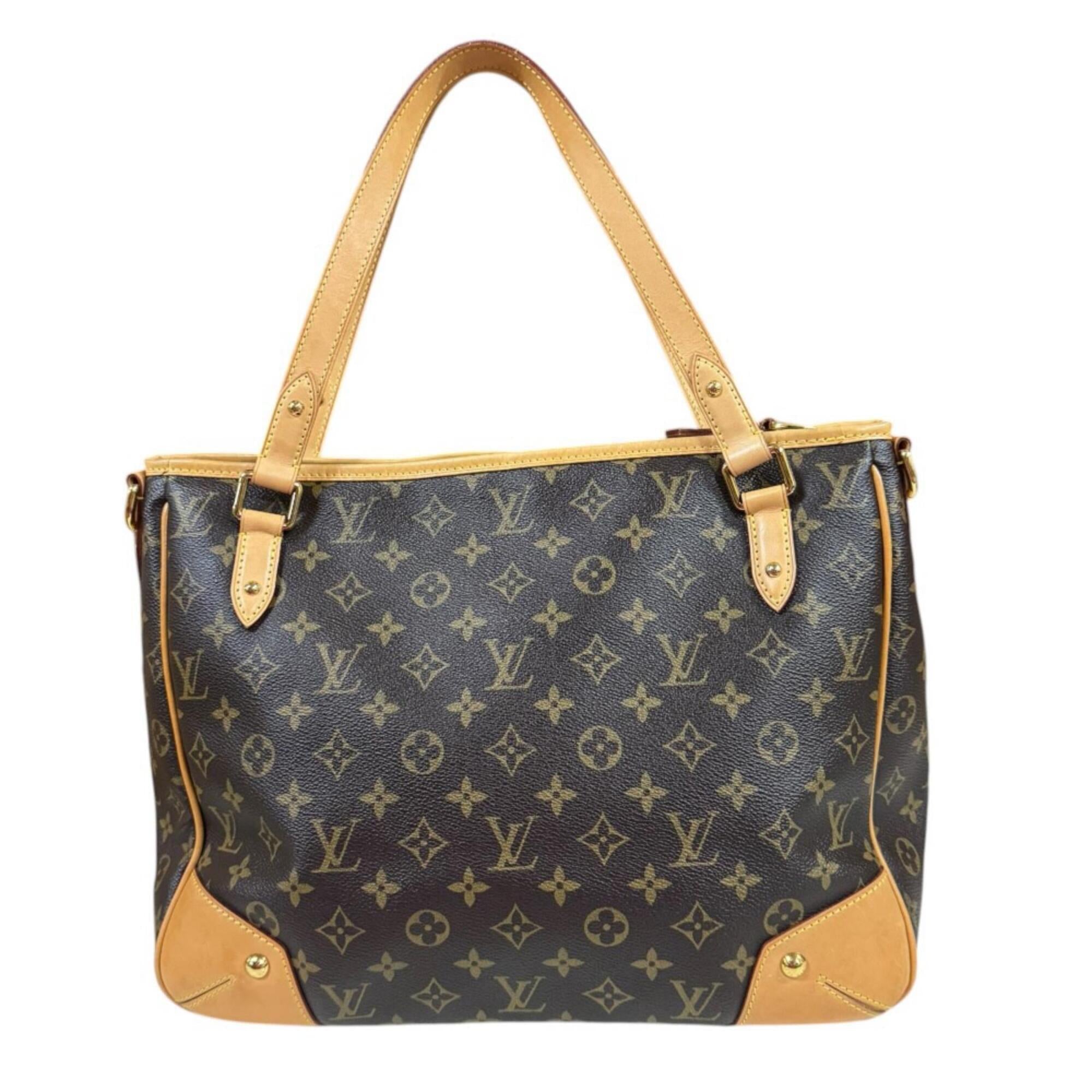 Louis Vuitton Brown Monogram Canvas Shoulder Bag (Pre-Owned)