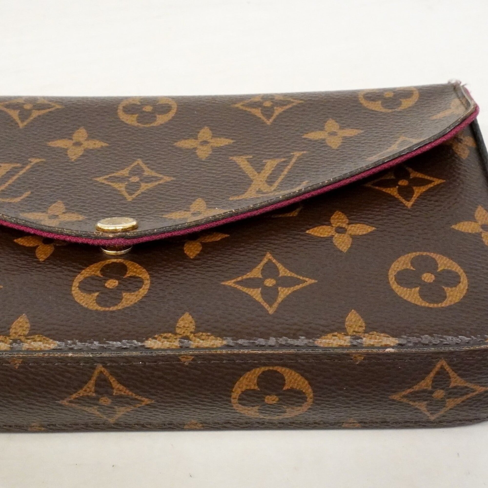 Louis Vuitton Brown Chain/Shoulder Wallet (Pre-Owned)