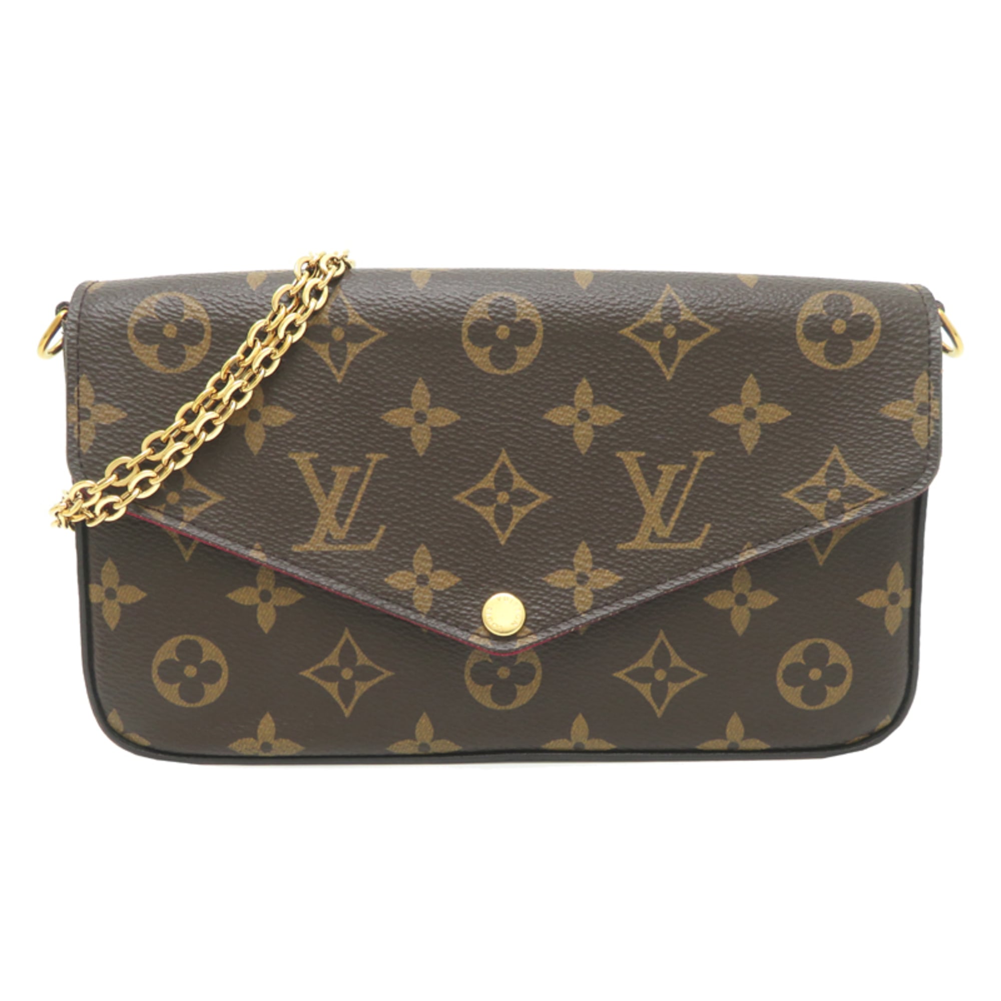 Louis Vuitton Fuchsia Monogram Pochette Pouch Shoulder Bag (Pre-Owned)