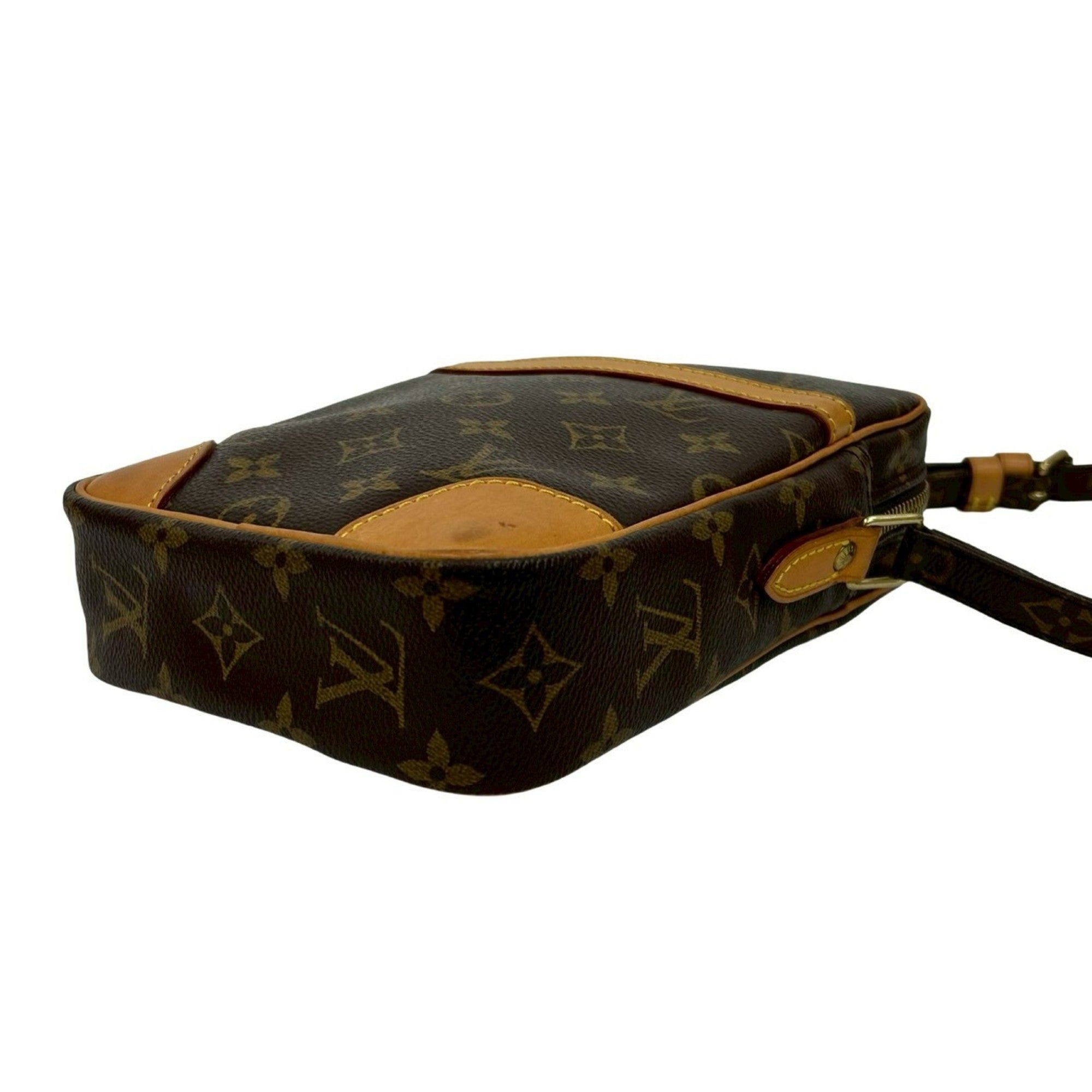 Louis Vuitton Brown Leather Pvc Pochette Shoulder Bag (Pre-Owned)