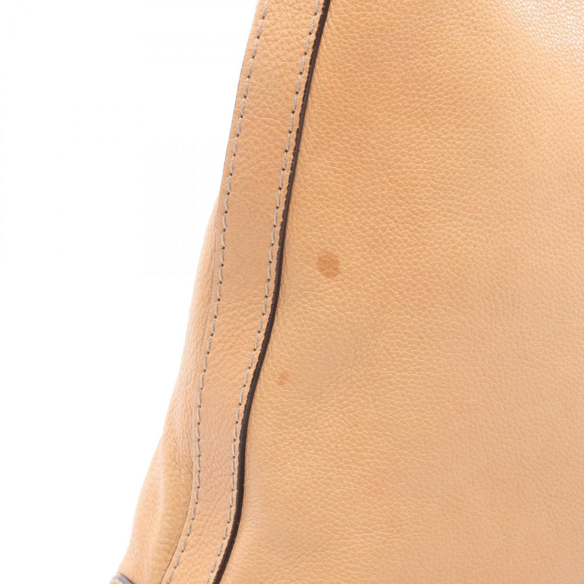 Gucci Beige Leather Handbag Shoulder Bag (Pre-Owned)