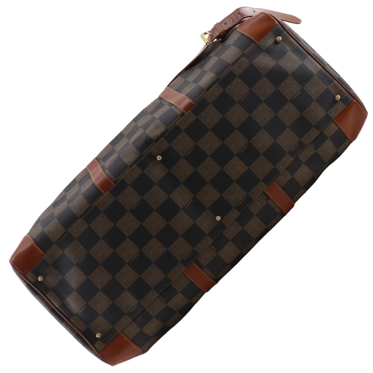Fendi Brown Pvc Boston Bag (Pre-Owned)
