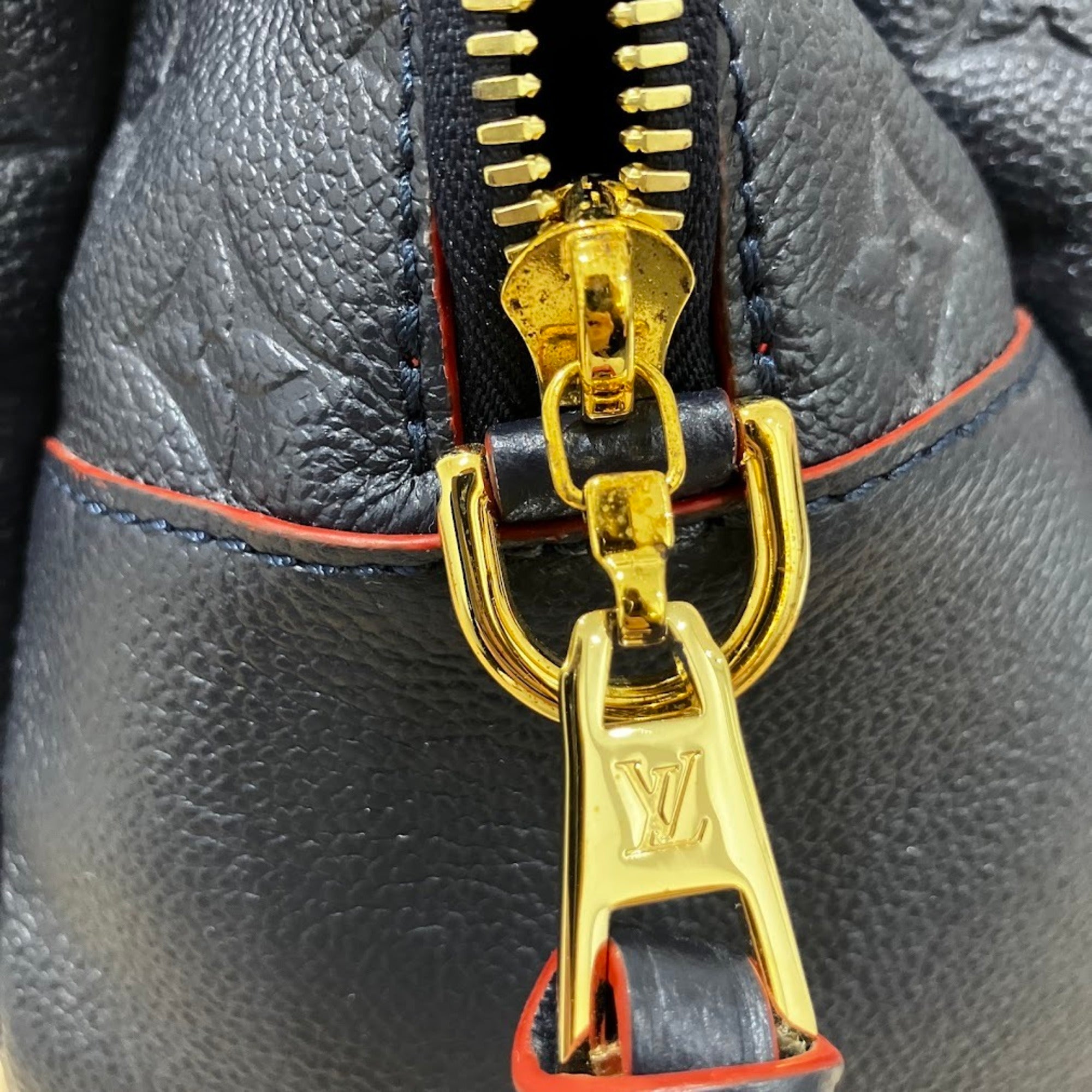 Louis Vuitton Black Monogram Empreinte Leather Handbag (Pre-Owned)