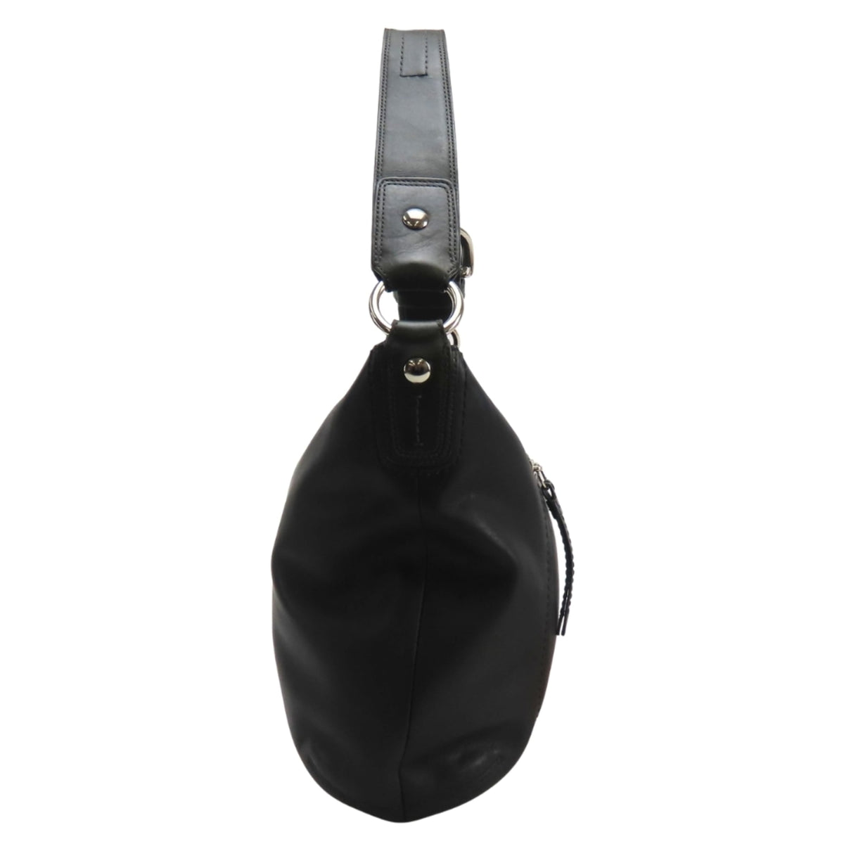 Coach Black Leather Shoulder Bag (Pre-Owned)