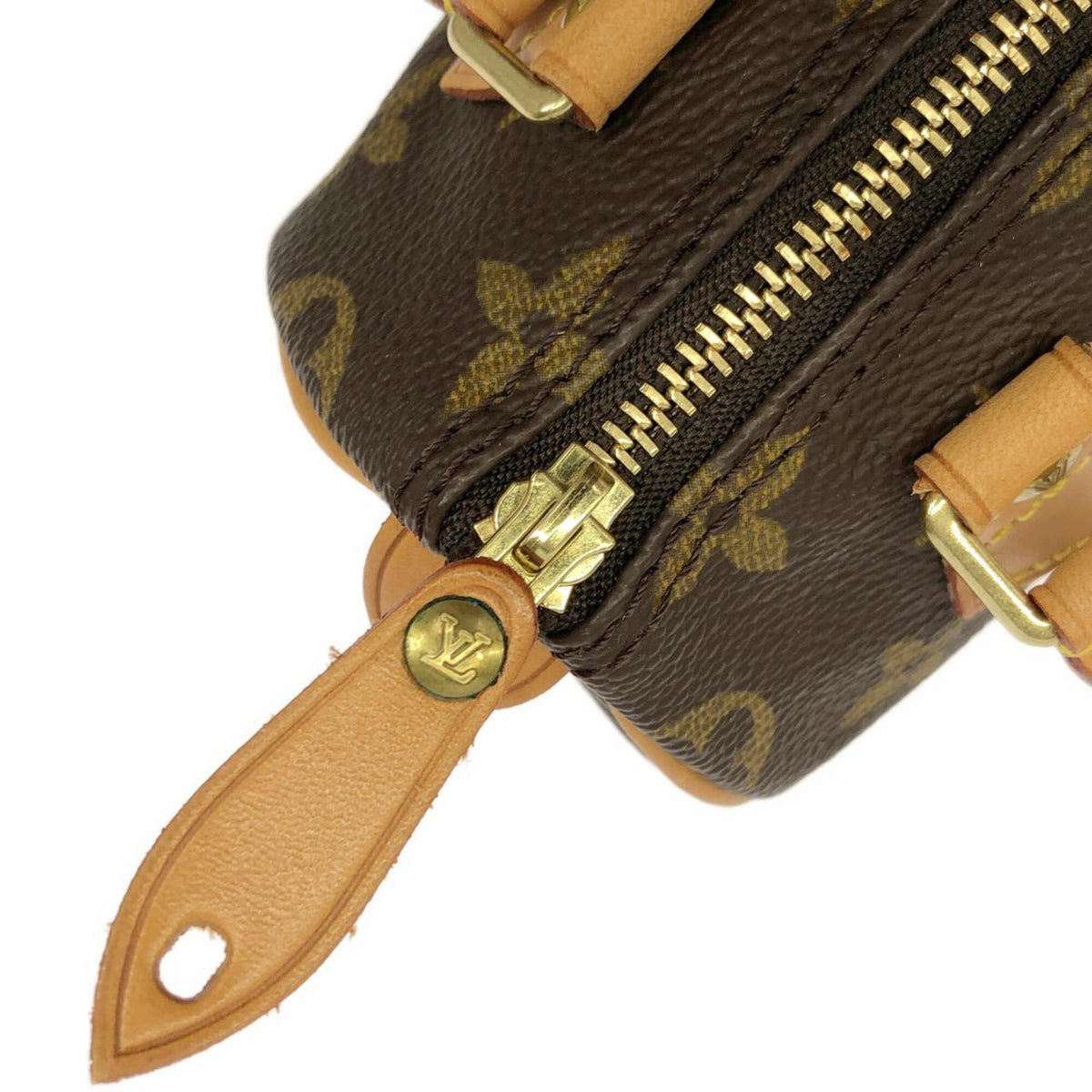 Louis Vuitton Monogram Marron Coated Canvas Boston Bag (Pre-Owned)