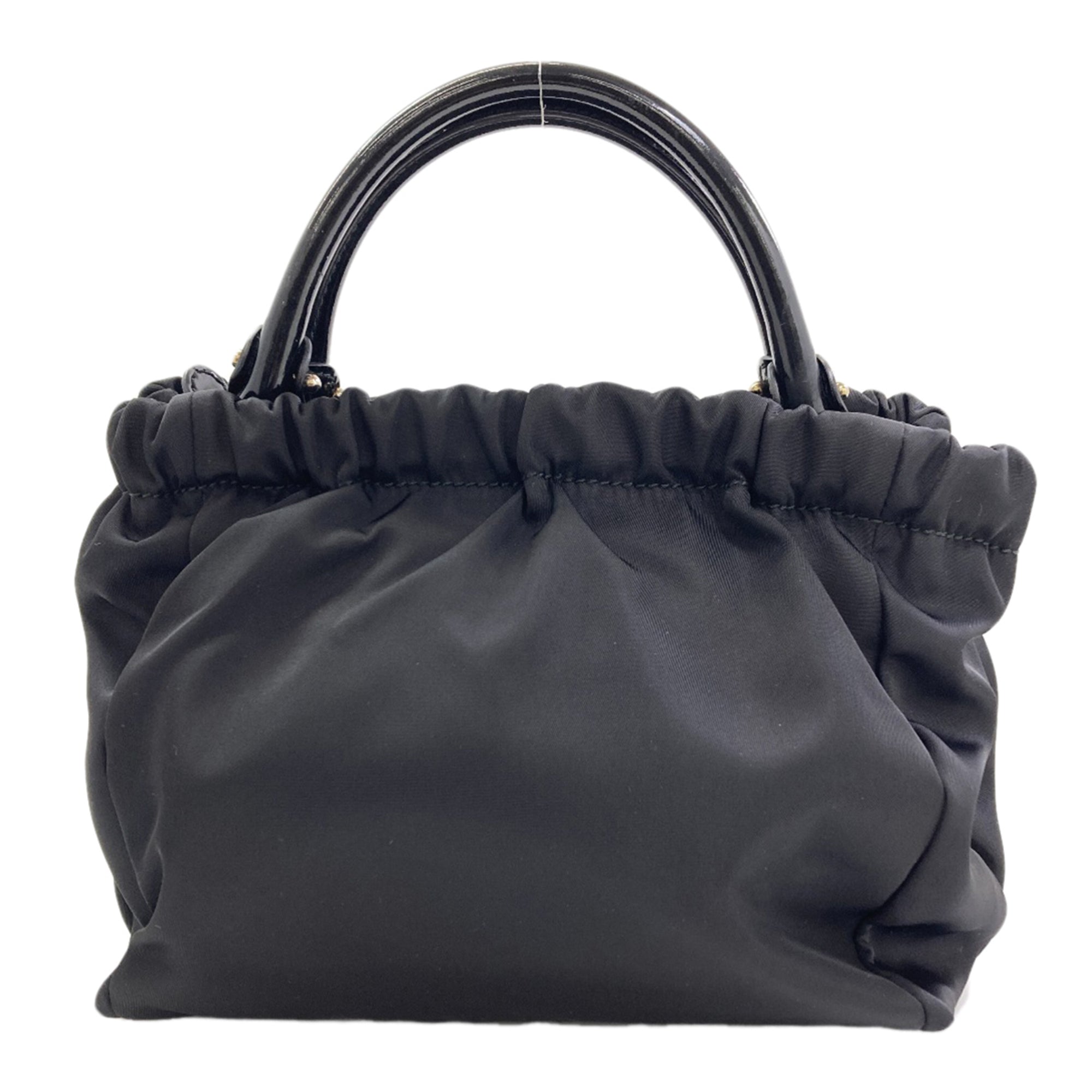Salvatore Ferragamo Black Nylon Handbag (Pre-Owned)