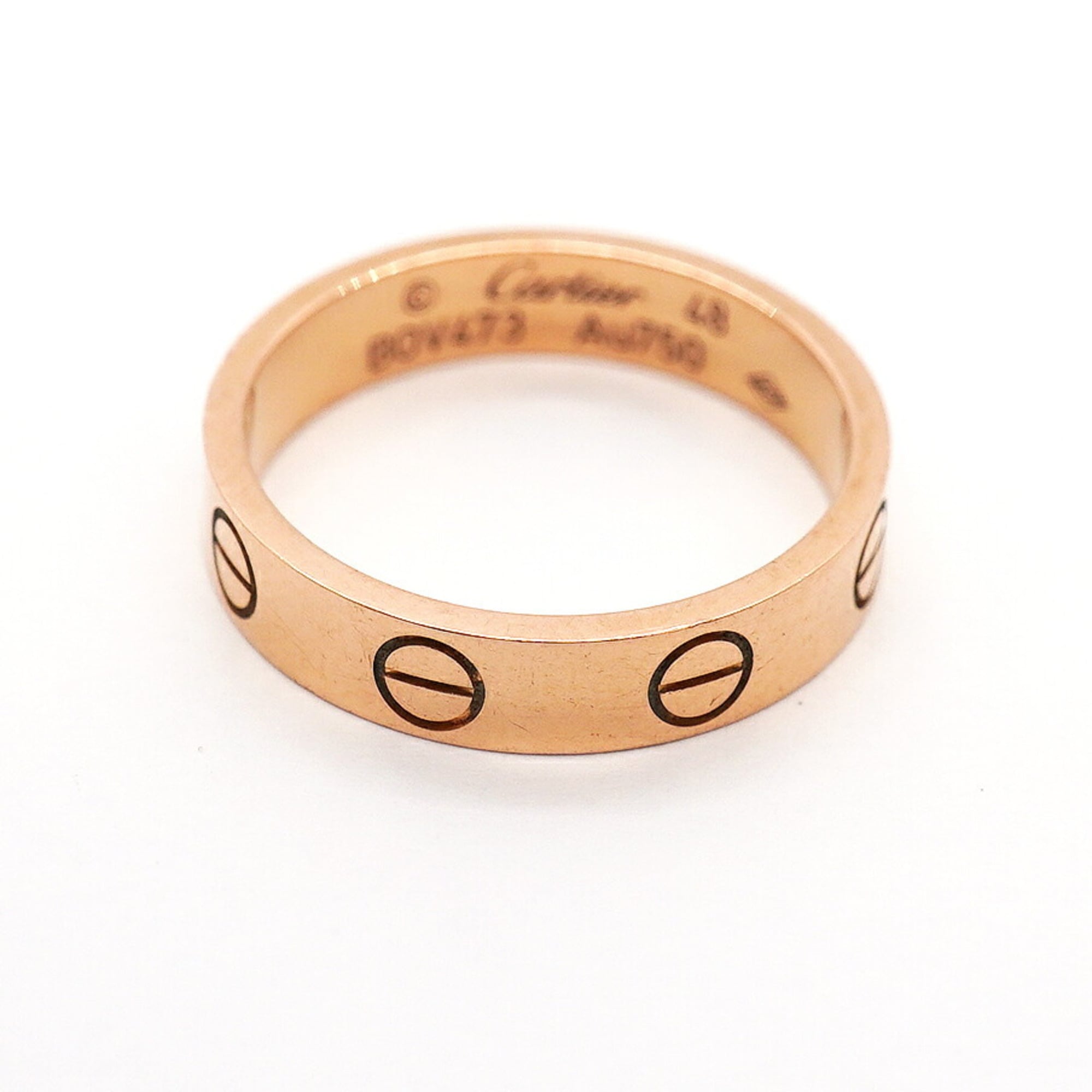 Cartier Pink Gold (18K) Band Ring (Pre-Owned)