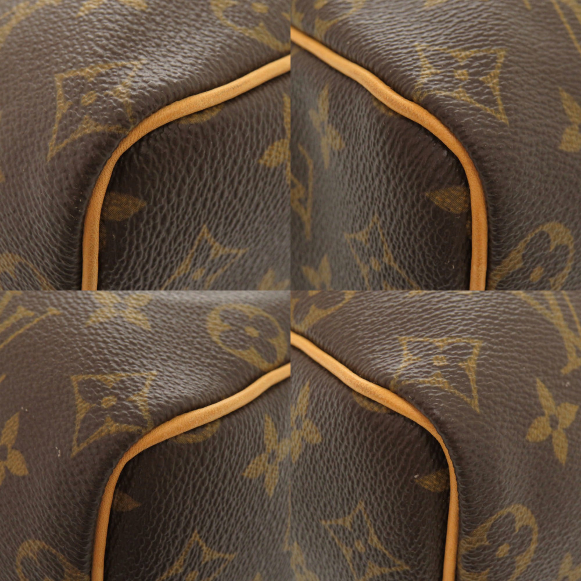 Louis Vuitton Brown Monogram Canvas Handbag (Pre-Owned)