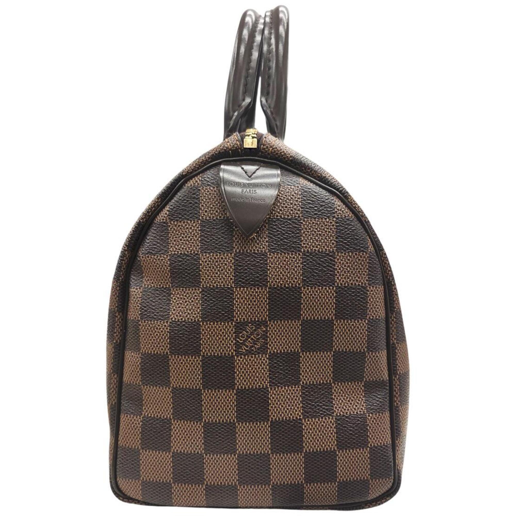 Louis Vuitton Brown Damier Canvas Handbag (Pre-Owned)