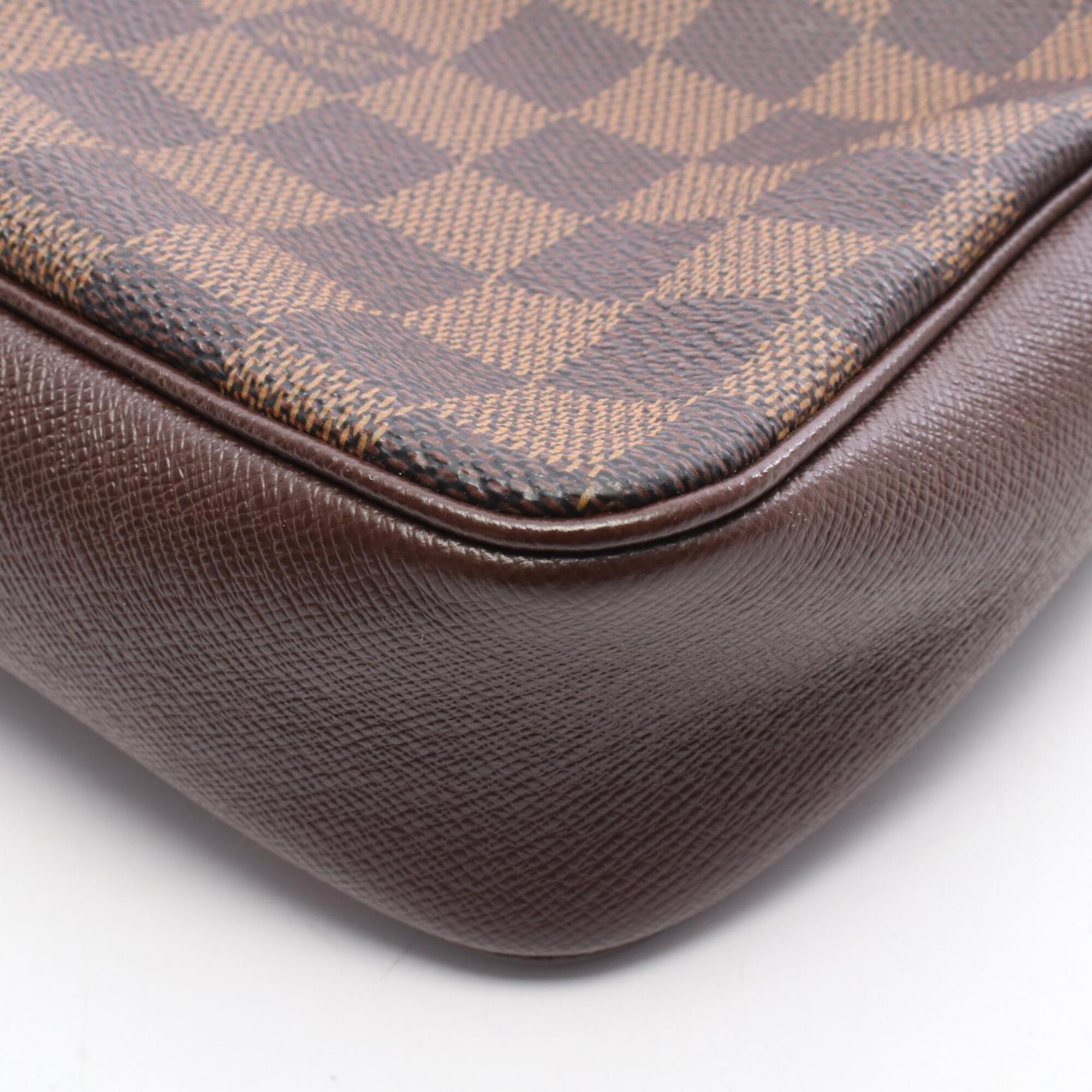 Louis Vuitton Brown Coated Canvas Leather Handbag (Pre-Owned)