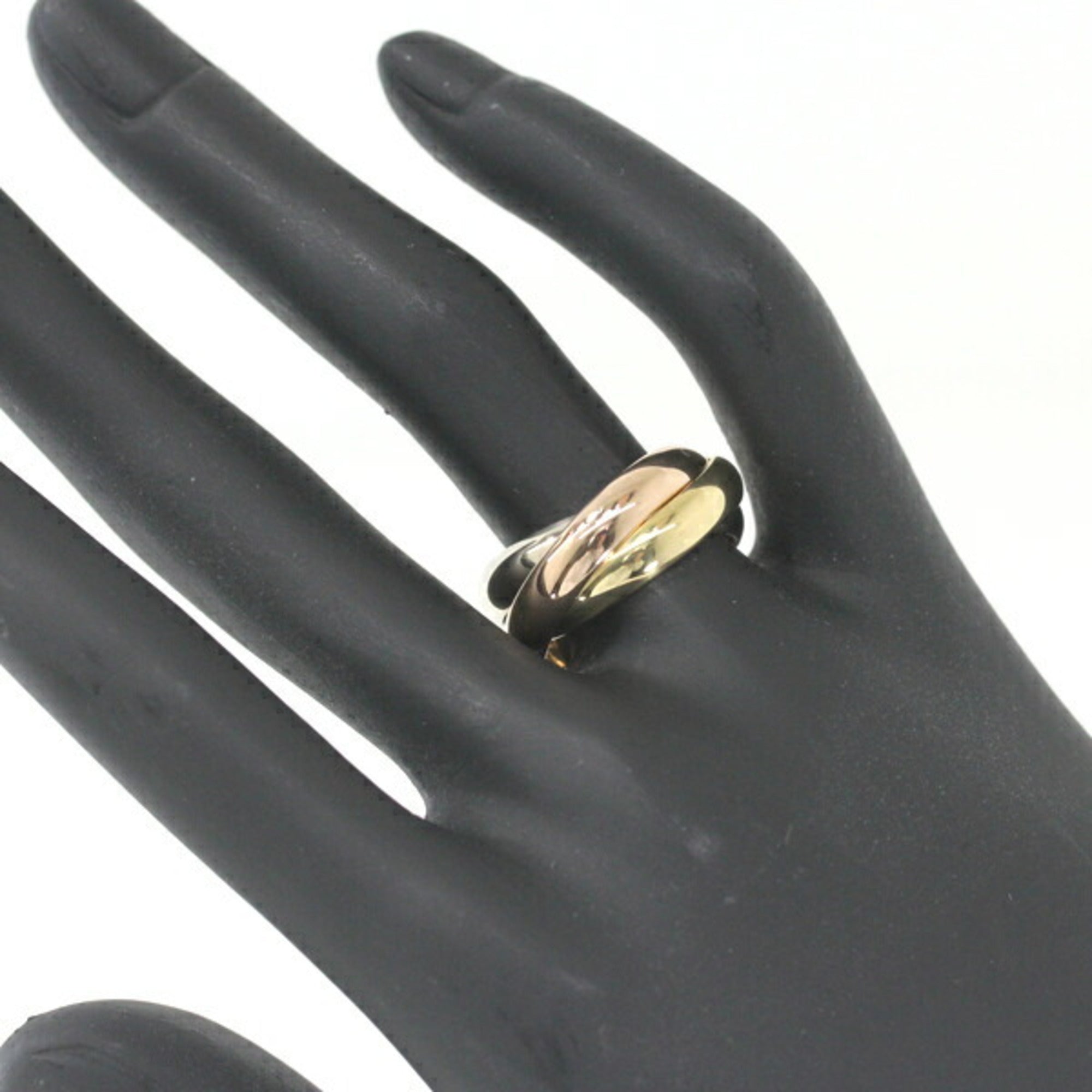Cartier Pink Gold White Gold Yellow Gold Yellow Gold (18K) Pink Gold (18K) White Gold (18K) Band Ring (Pre-Owned)