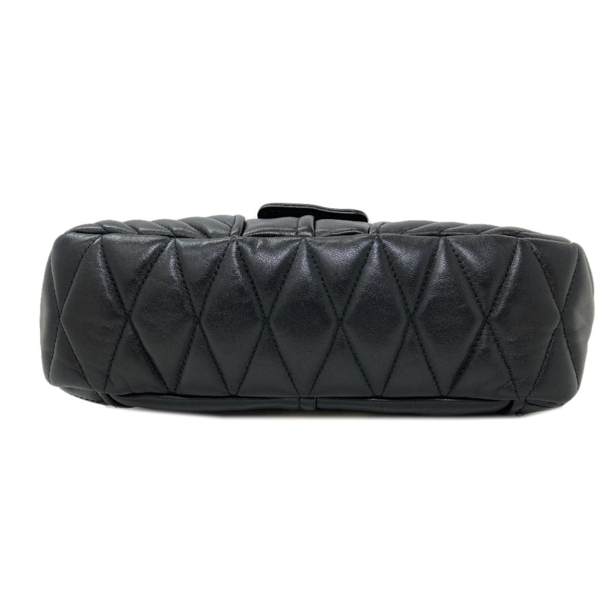 Miu Miu Black Leather Shoulder Bag (Pre-Owned)