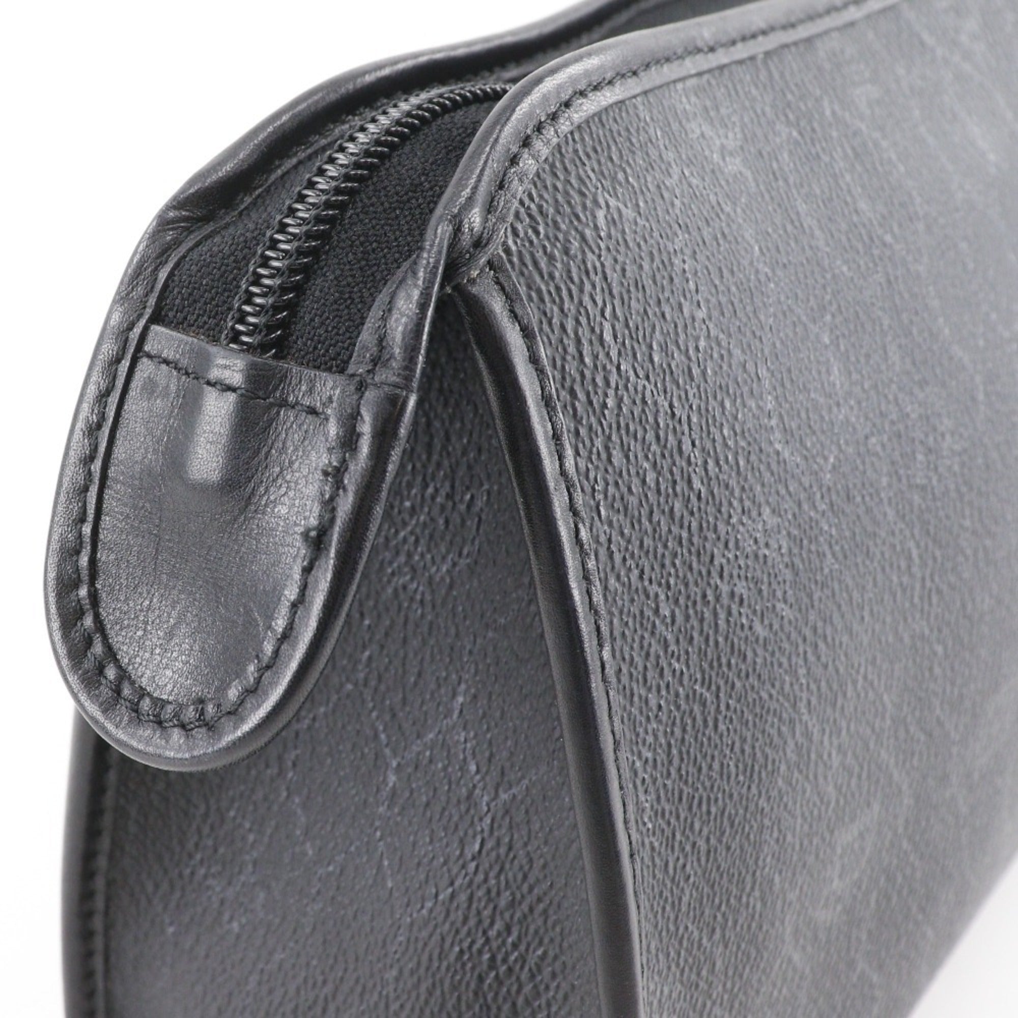 Christian Dior Black Pvc Clutch Bag (Pre-Owned)