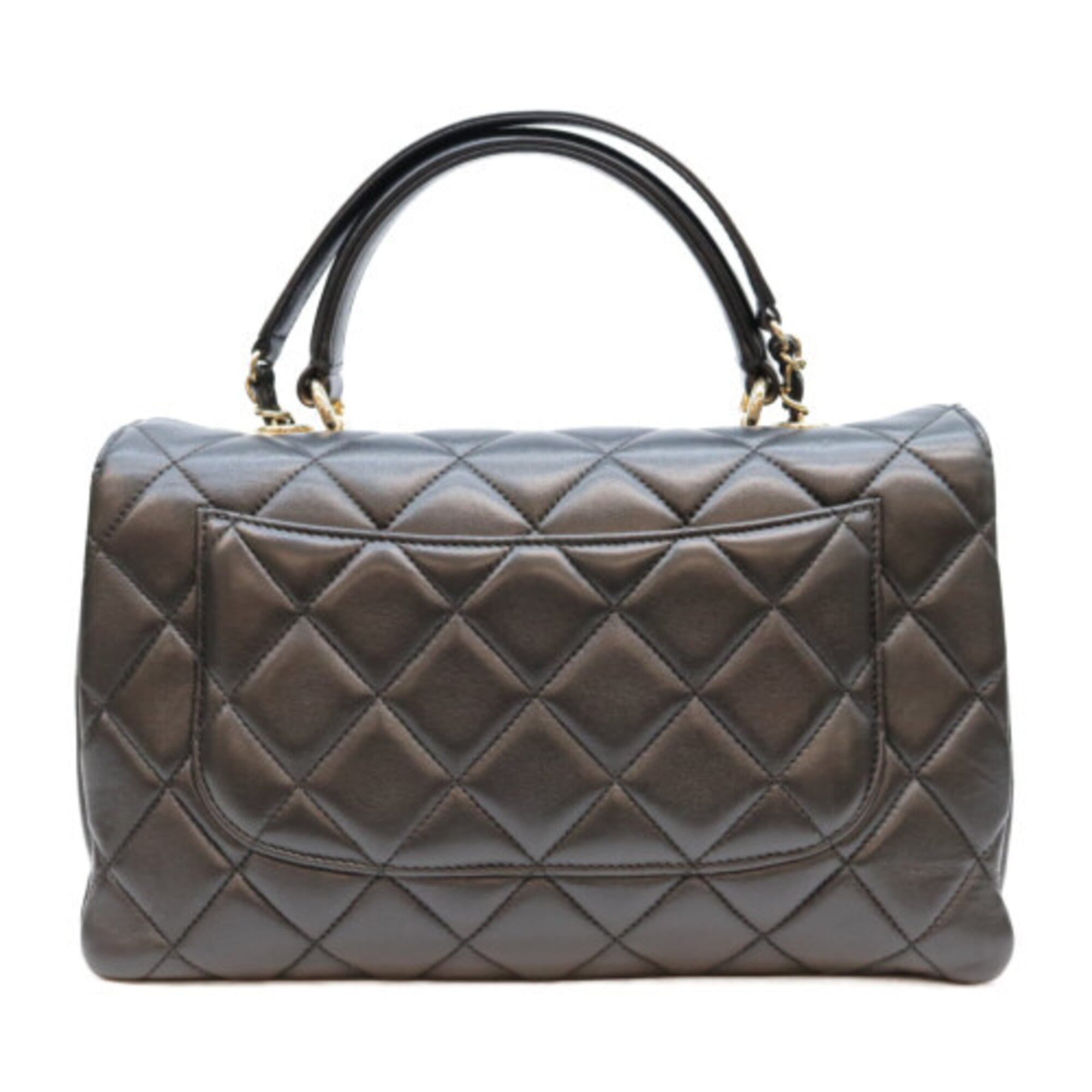 Chanel Black Leather Shoulder Bag (Pre-Owned)
