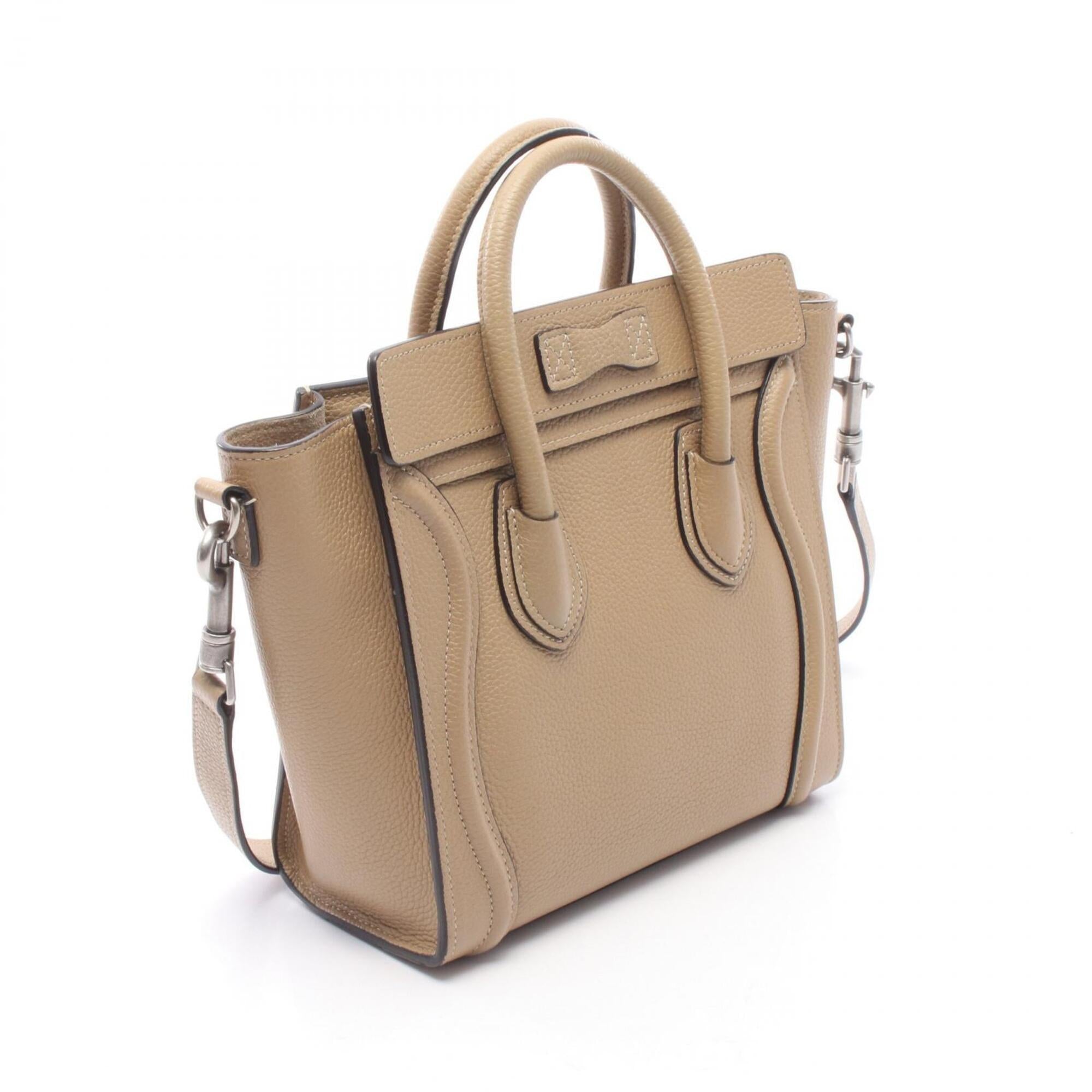 Celine Beige Leather Handbag (Pre-Owned)