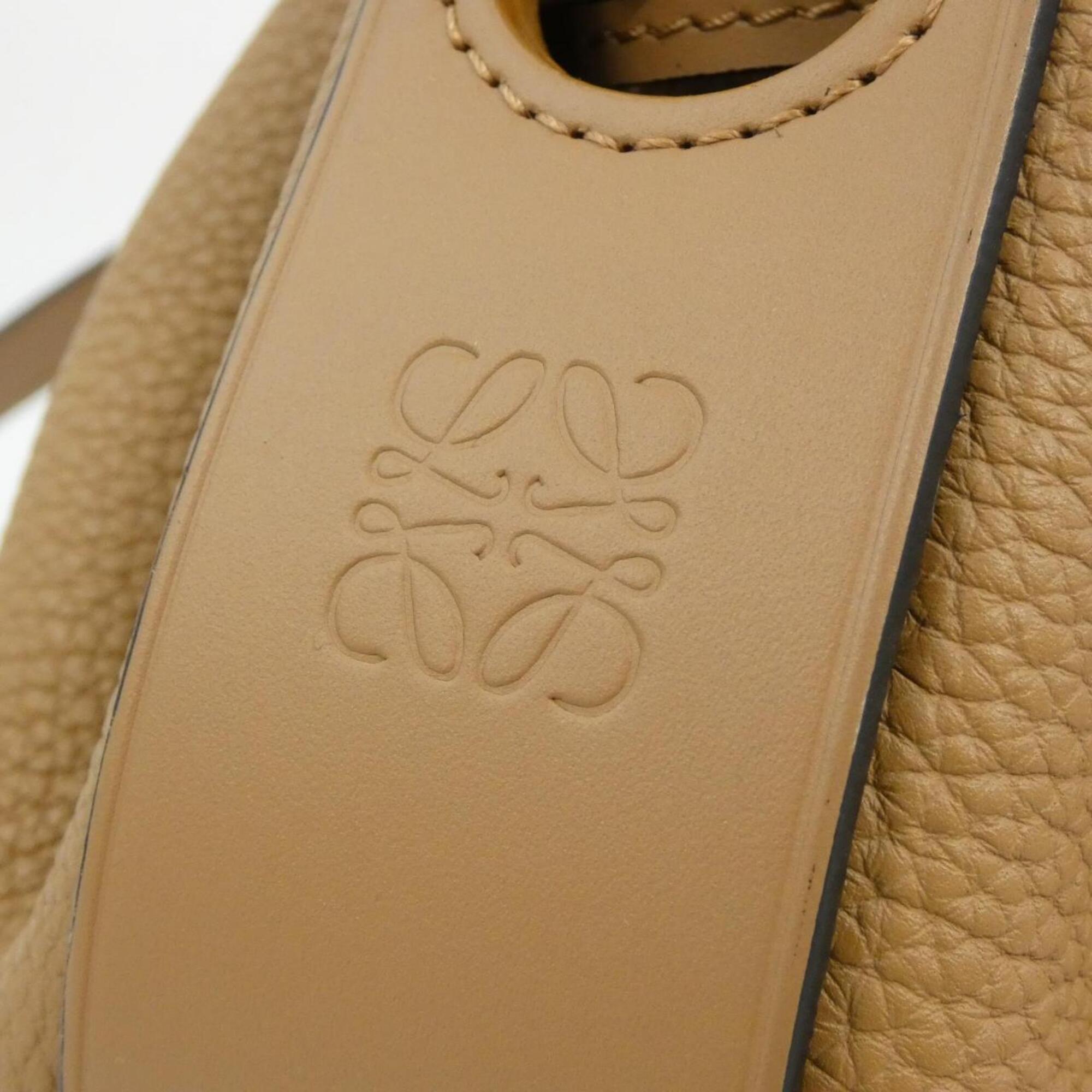 Loewe Brown Leather Handbag Shoulder Bag (Pre-Owned)