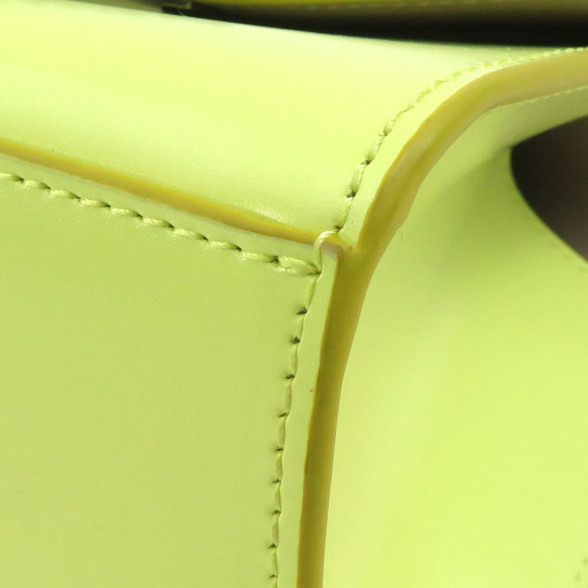 Marc Jacobs Green Yellow Leather Handbag Shoulder Bag (Pre-Owned)