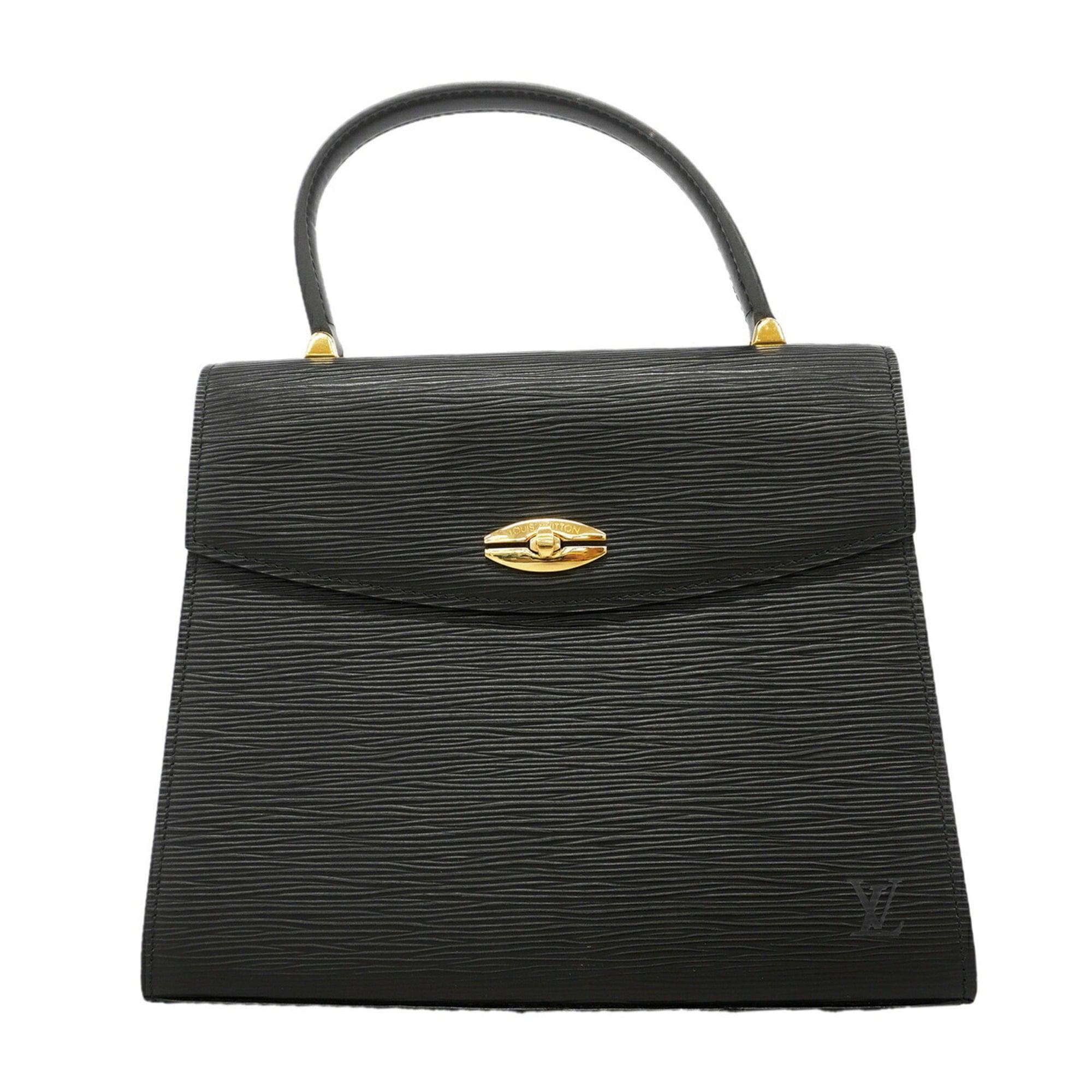 Louis Vuitton Noir Handbag (Pre-Owned)