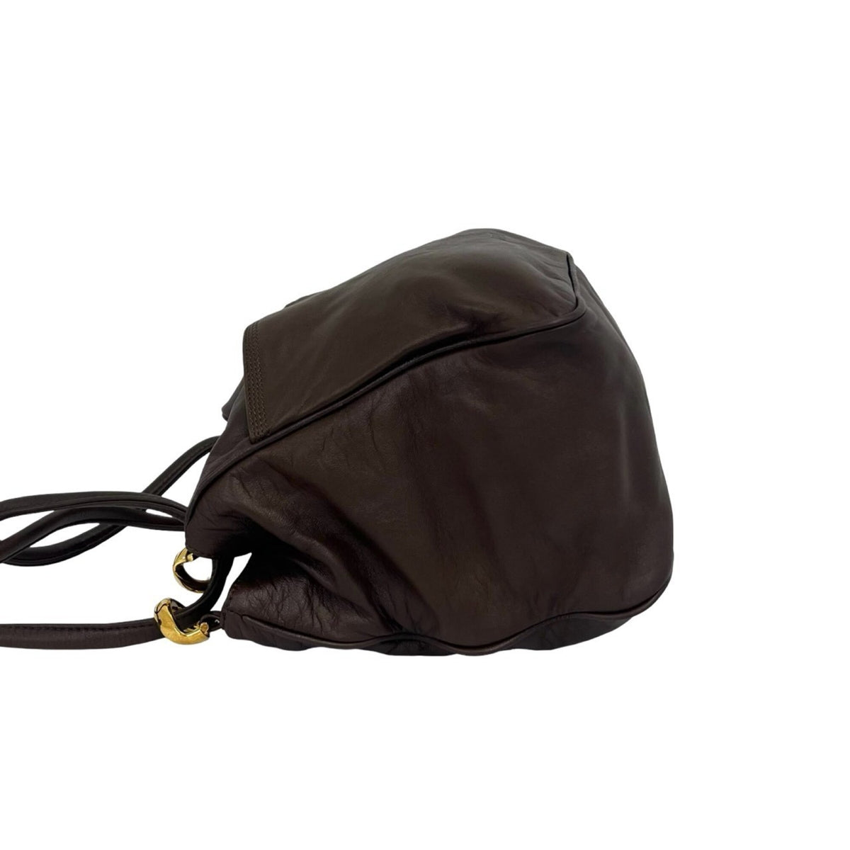Loewe Brown Leather Handbag Shoulder Bag (Pre-Owned)