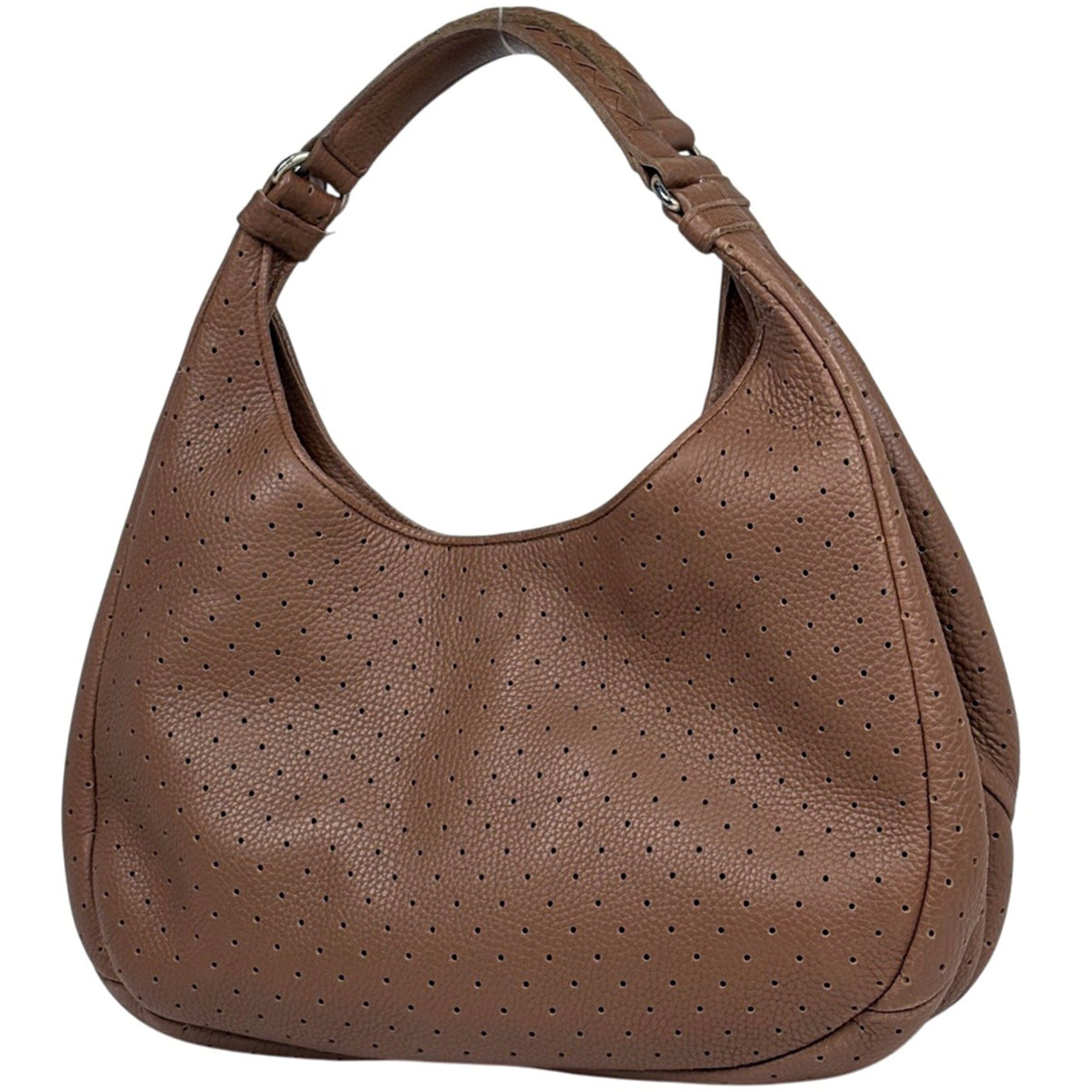 Bottega Veneta Brown Leather Shoulder Bag (Pre-Owned)