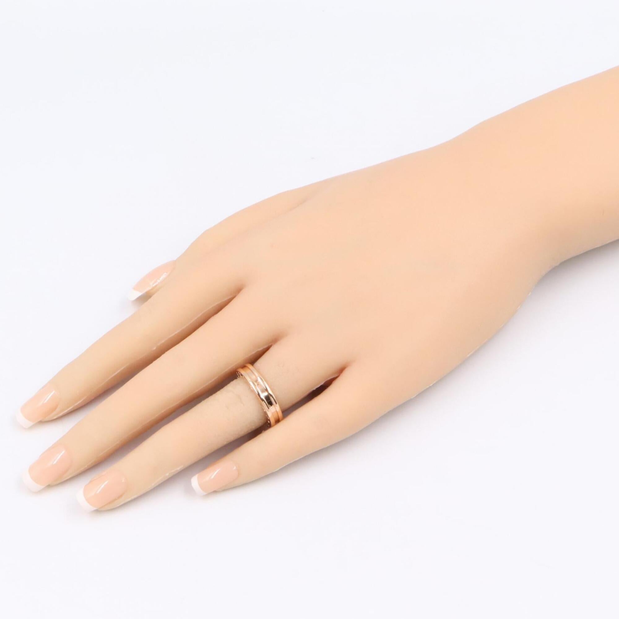 Bvlgari Gold Pink Gold (18K) Band Ring (Pre-Owned)