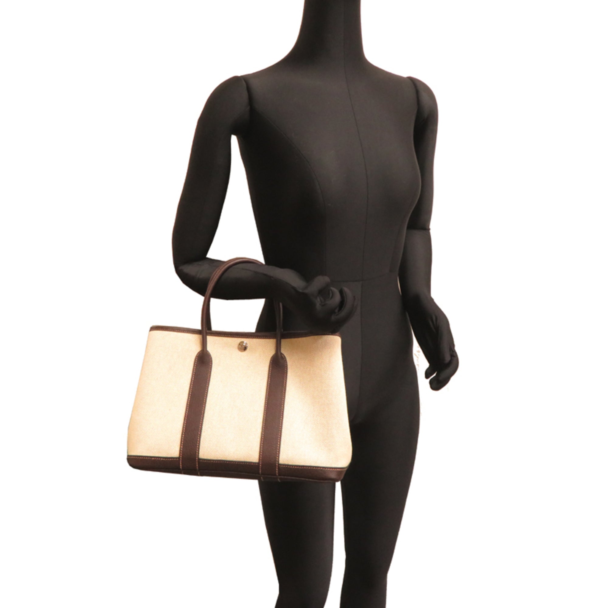Hermes Beige Toile H Tote Bag (Pre-Owned)