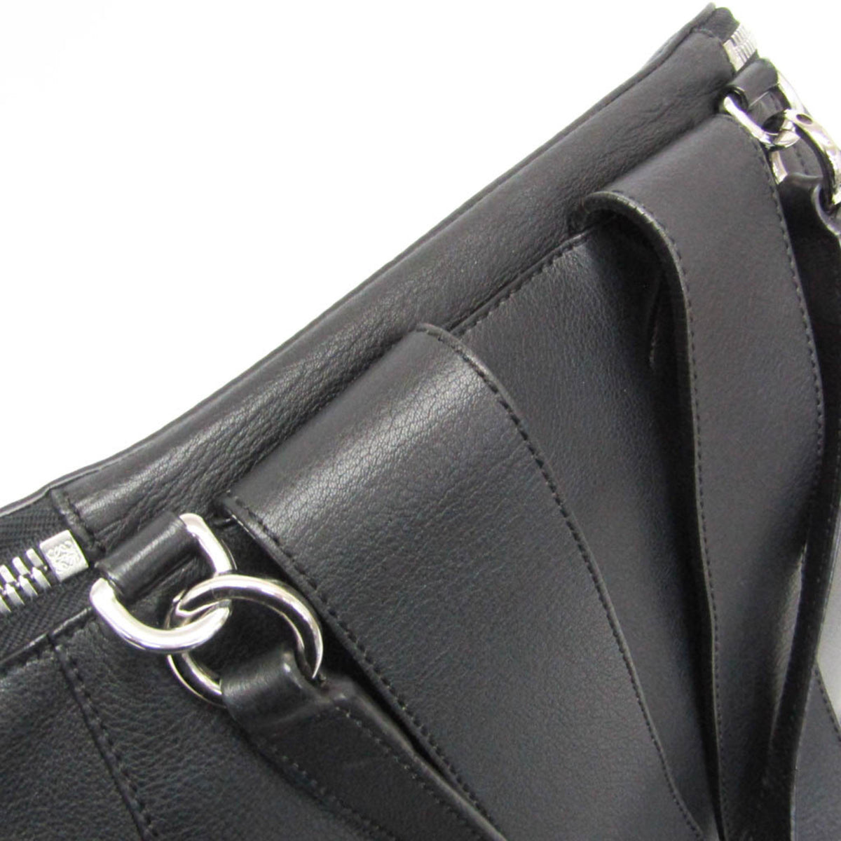 Loewe Black Leather Backpack (Pre-Owned)