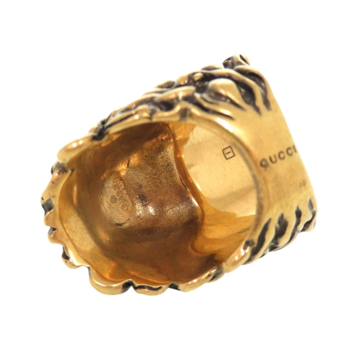 Gucci Gold Metal Band Ring (Pre-Owned)