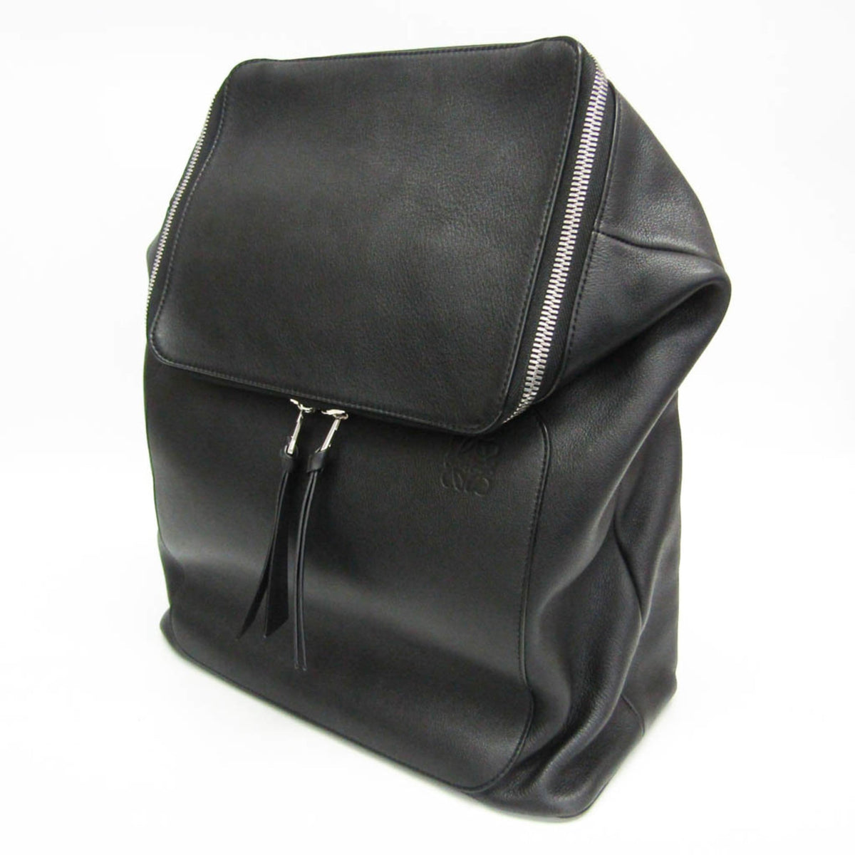 Loewe Black Leather Backpack (Pre-Owned)