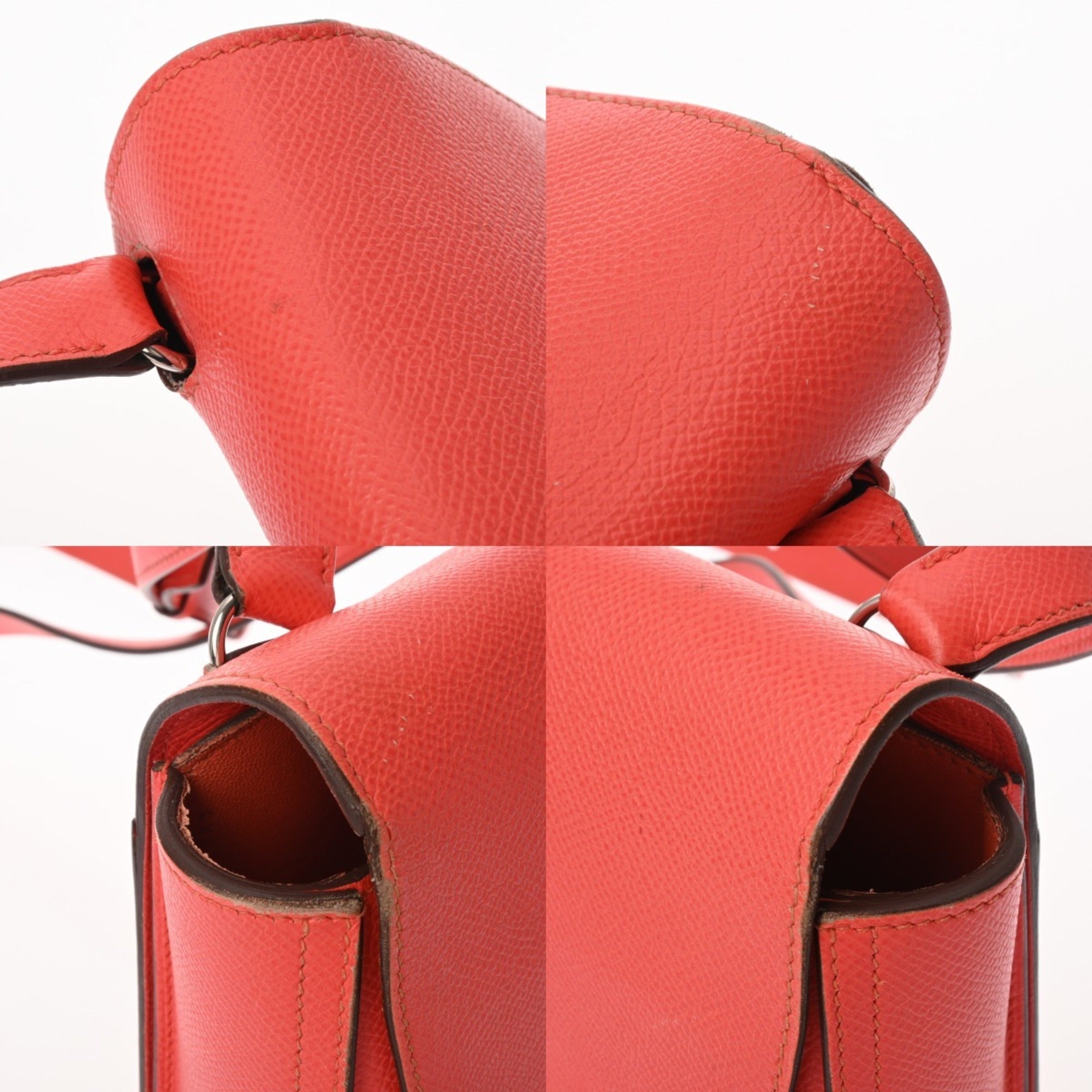 Hermes Bougainvillier Epsom Leather Shoulder Bag (Pre-Owned)