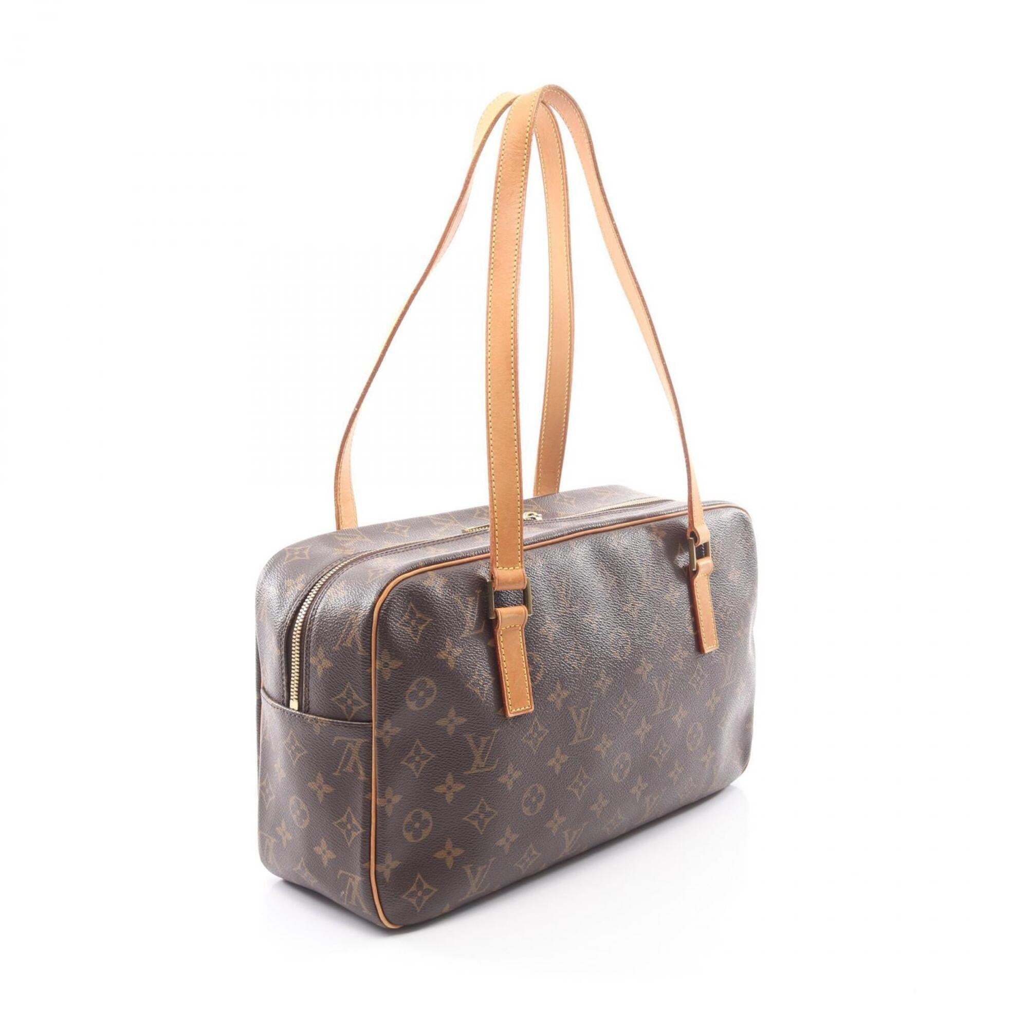 Louis Vuitton Brown Monogram Coated Canvas Handbag Shoulder Bag (Pre-Owned)