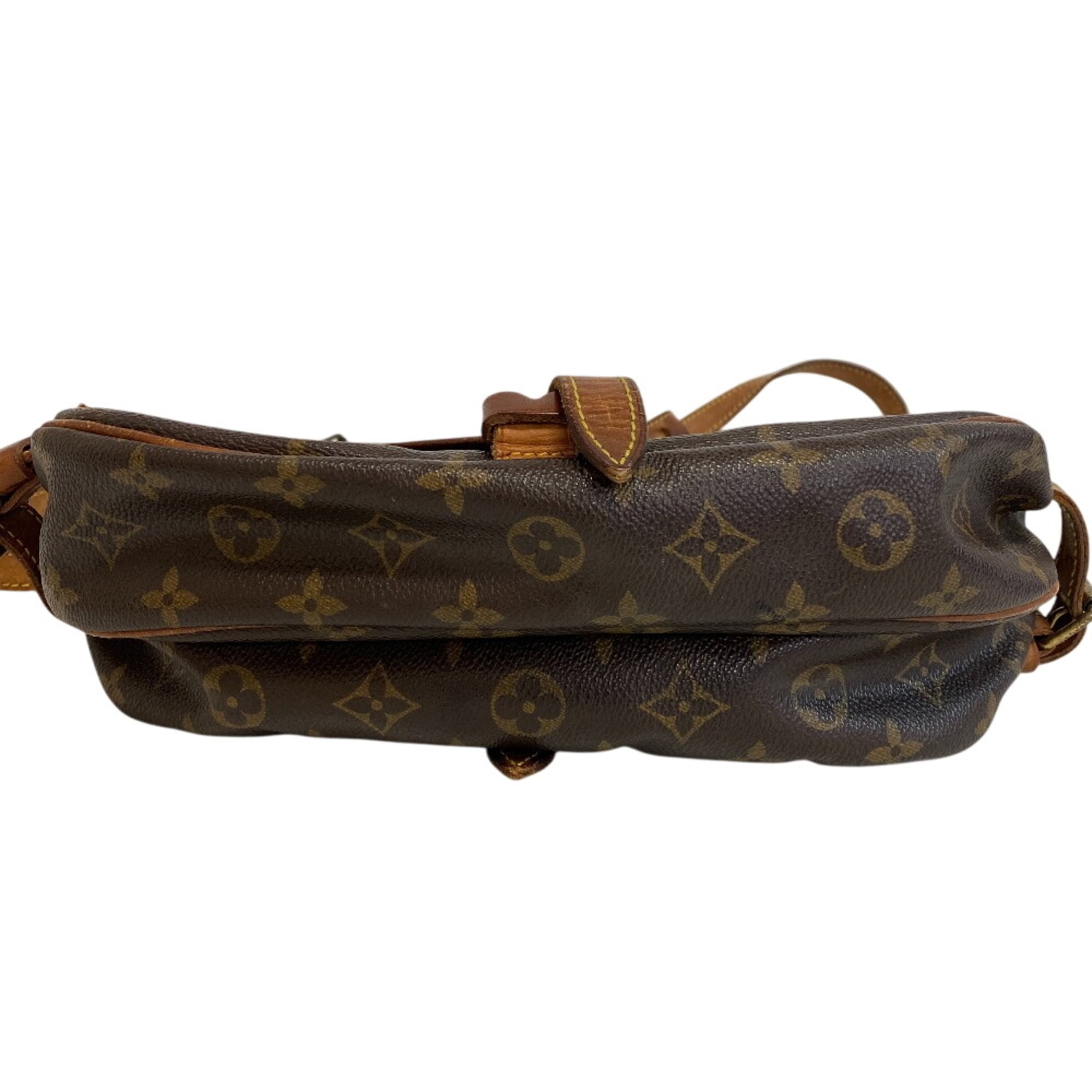Louis Vuitton Brown Leather Shoulder Bag (Pre-Owned)